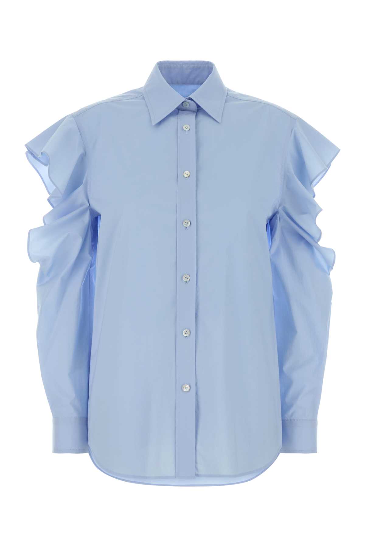 Light-blue poplin shirt 261D021204311293 (MOSCHINO / シャツ・ブラウス ) | MOSCHINO (モスキーノ)
