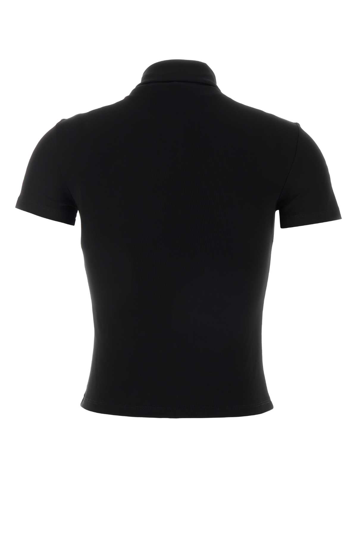 Black stretch viscose top 1CC2261305001 (alexanderwang / Tシャツ・カットソー ) | alexanderwang (アレキサンダーワン)(1)