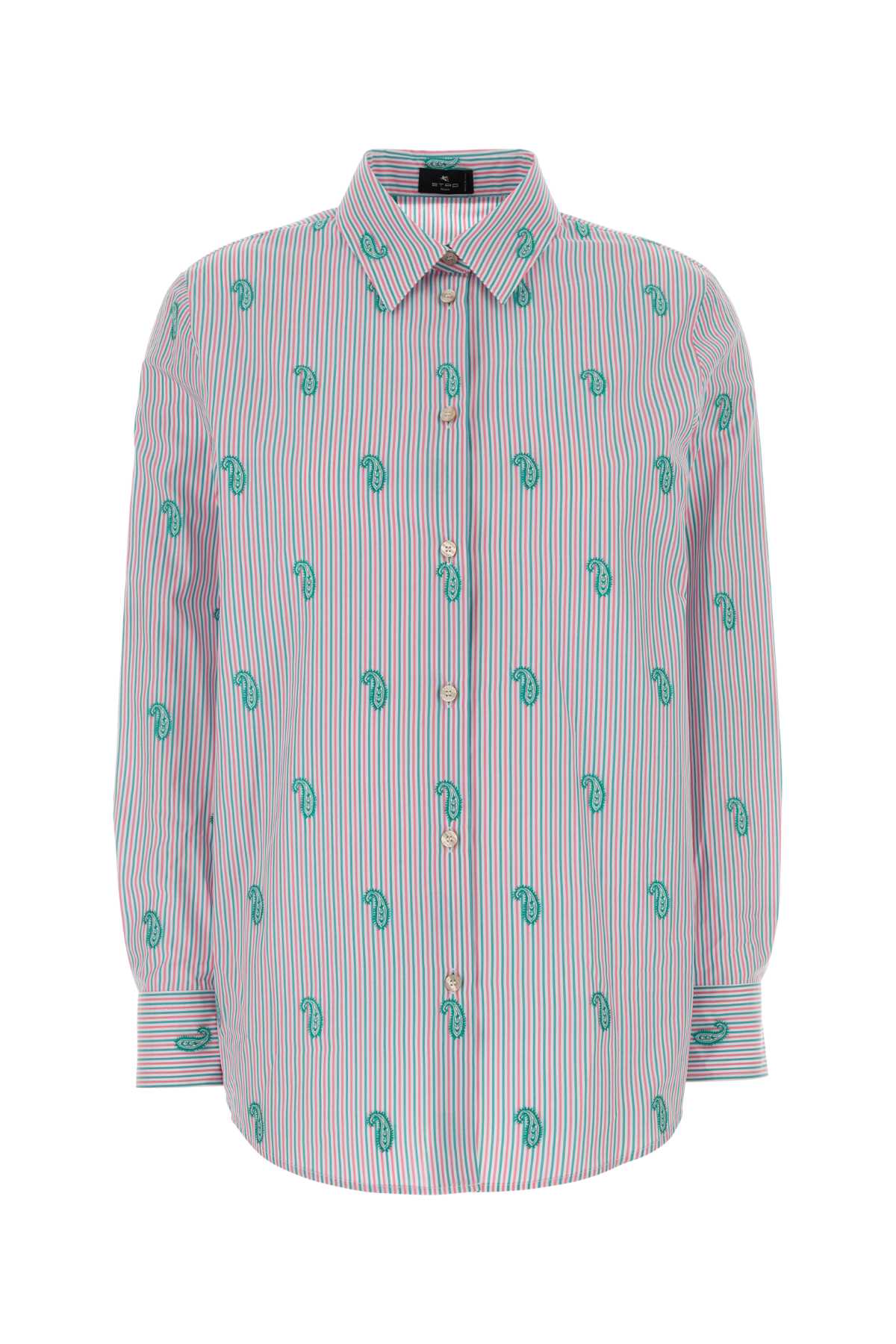 Embroidered poplin shirt WRIA001399TJ5D9S9870 (ETRO / シャツ・ブラウス ) | ETRO (エトロ)