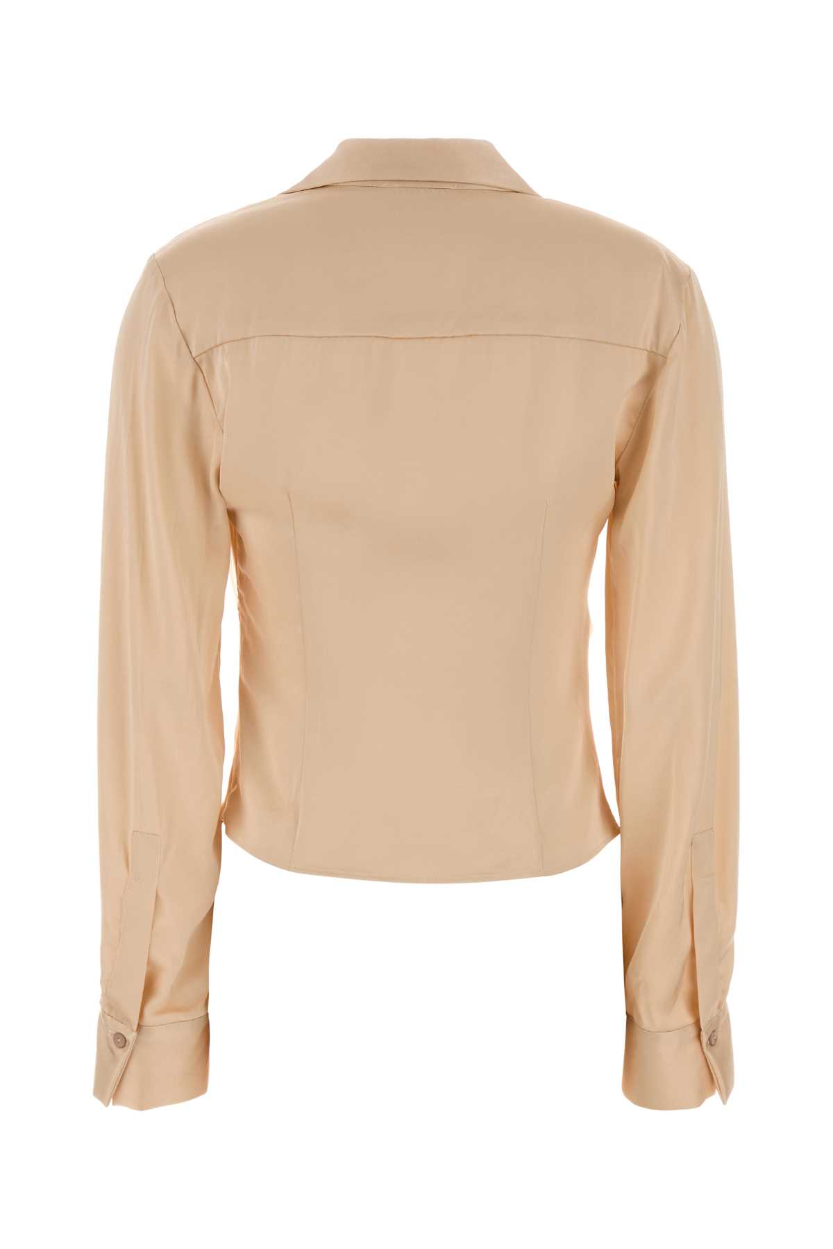 Peach stretch satin blouse 4C270AN0147 (Blumarine / シャツ・ブラウス ) | Blumarine (ブルマリン)(1)