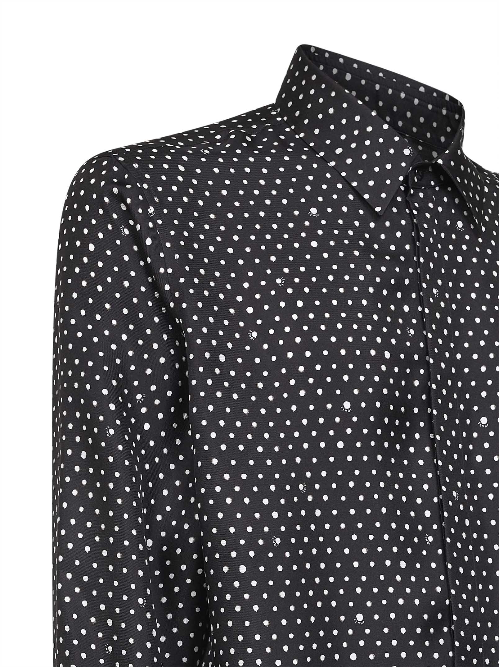 Fendi Shirts Black FS0585AVZ6F0QA1 (FENDI / シャツ・ブラウス ) | FENDI (フェンディ)(2)