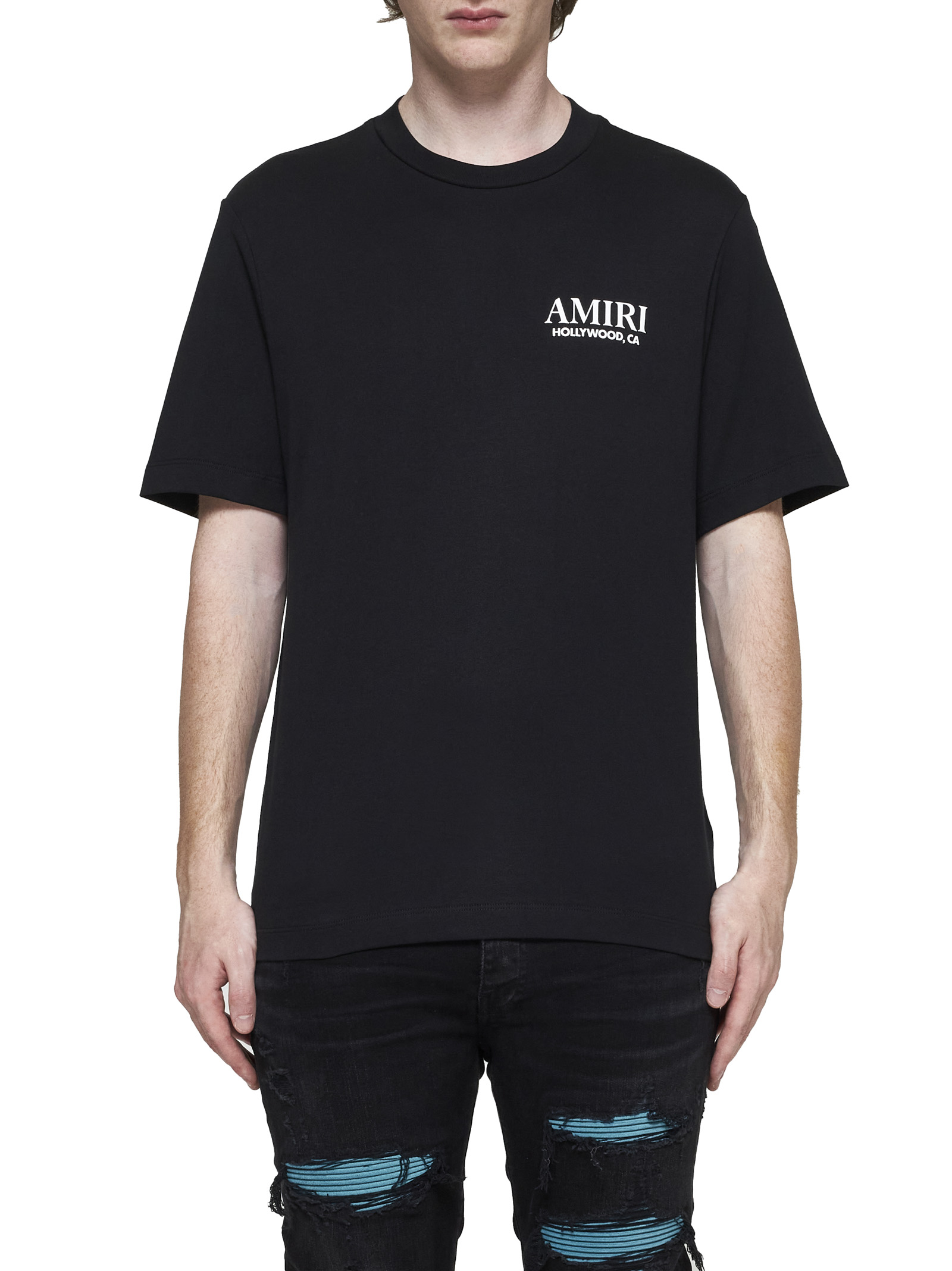 Amiri T-shirts and Polos Black AMJYTE1075001 (AMIRI / Tシャツ・カットソー ) | AMIRI (アミリ)(1)