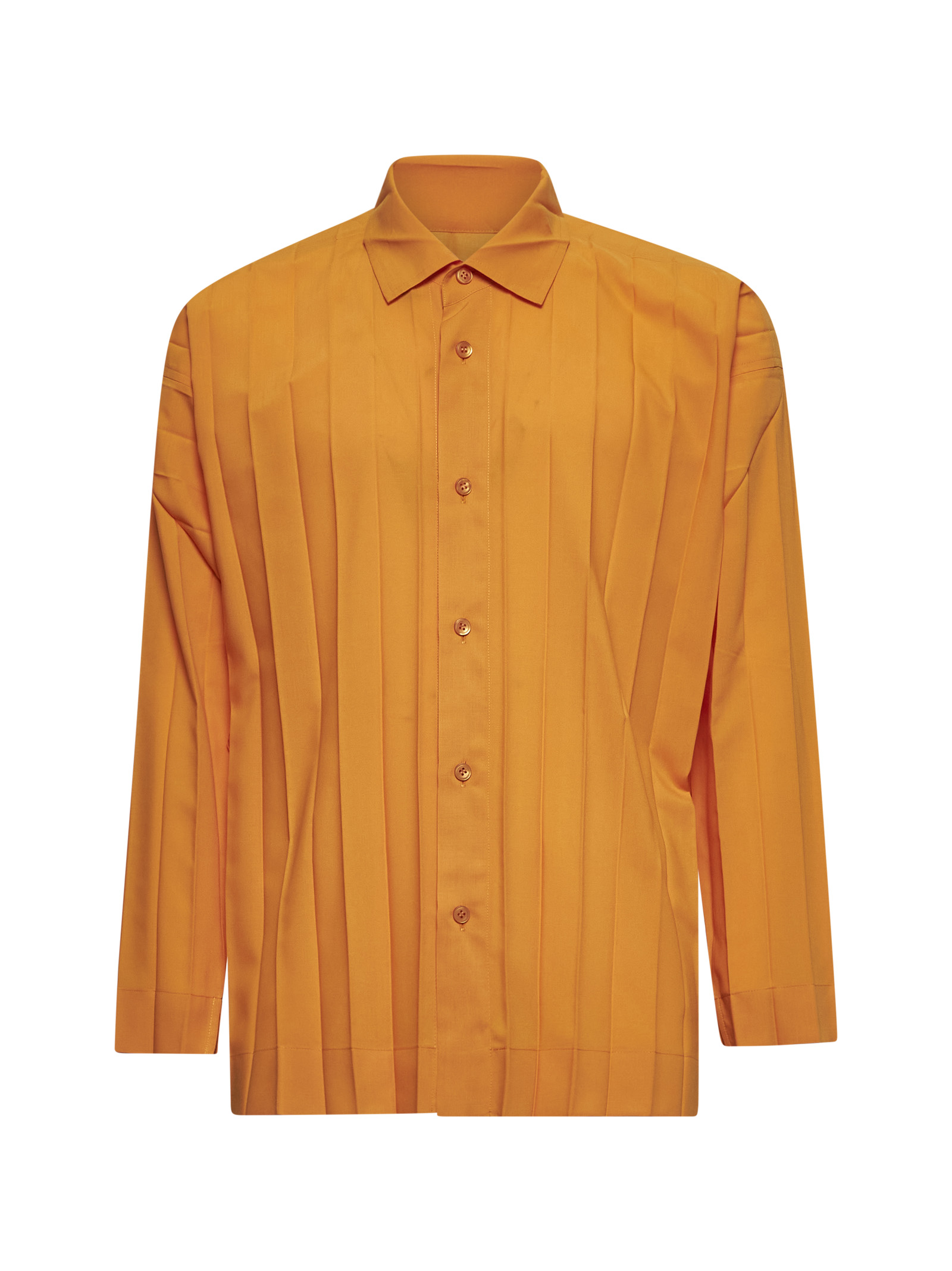 HOMME PLISSE ISSEY MIYAKE Shirts Orange FJ30632 (HOMME PLISSÉ ISSEY MIYAKE / シャツ・ブラウス ) | HOMME PLISSÉ ISSEY MIYAKE (オムプリッセ イッセイ ミヤケ)