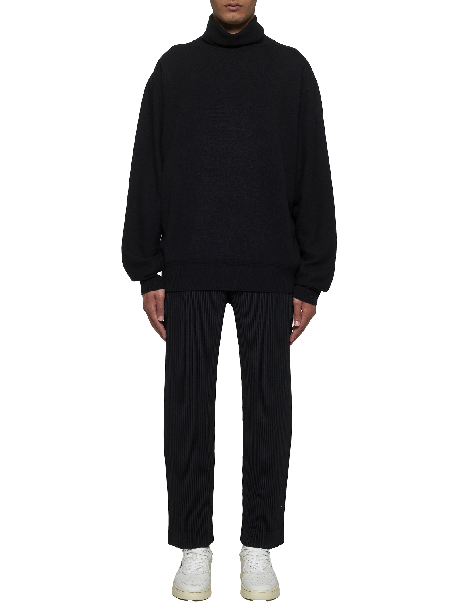 HOMME PLISSE ISSEY MIYAKE Sweaters Black HP48KN21515 (HOMME PLISSÉ ISSEY MIYAKE / ニット・セーター・カーディガン ) | HOMME PLISSÉ ISSEY MIYAKE (オムプリッセ イッセイ ミヤケ)(1)