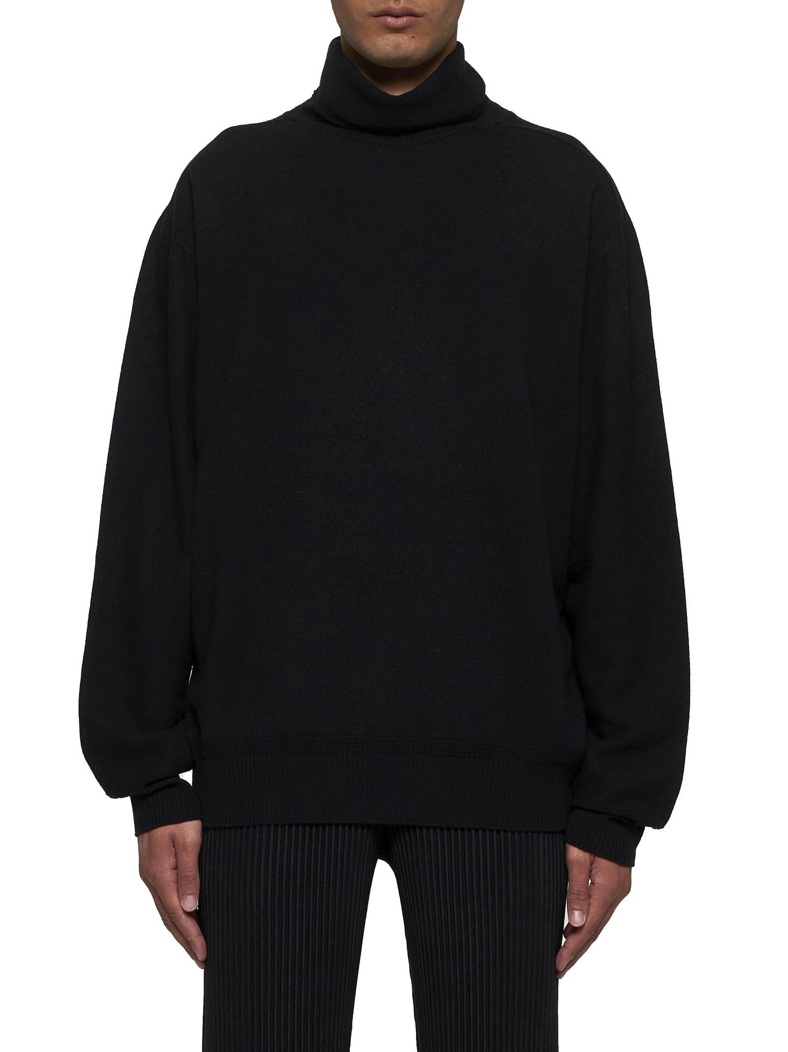 HOMME PLISSE ISSEY MIYAKE Sweaters Black HP48KN21515 (HOMME PLISSÉ ISSEY MIYAKE / ニット・セーター・カーディガン ) | HOMME PLISSÉ ISSEY MIYAKE (オムプリッセ イッセイ ミヤケ)(2)