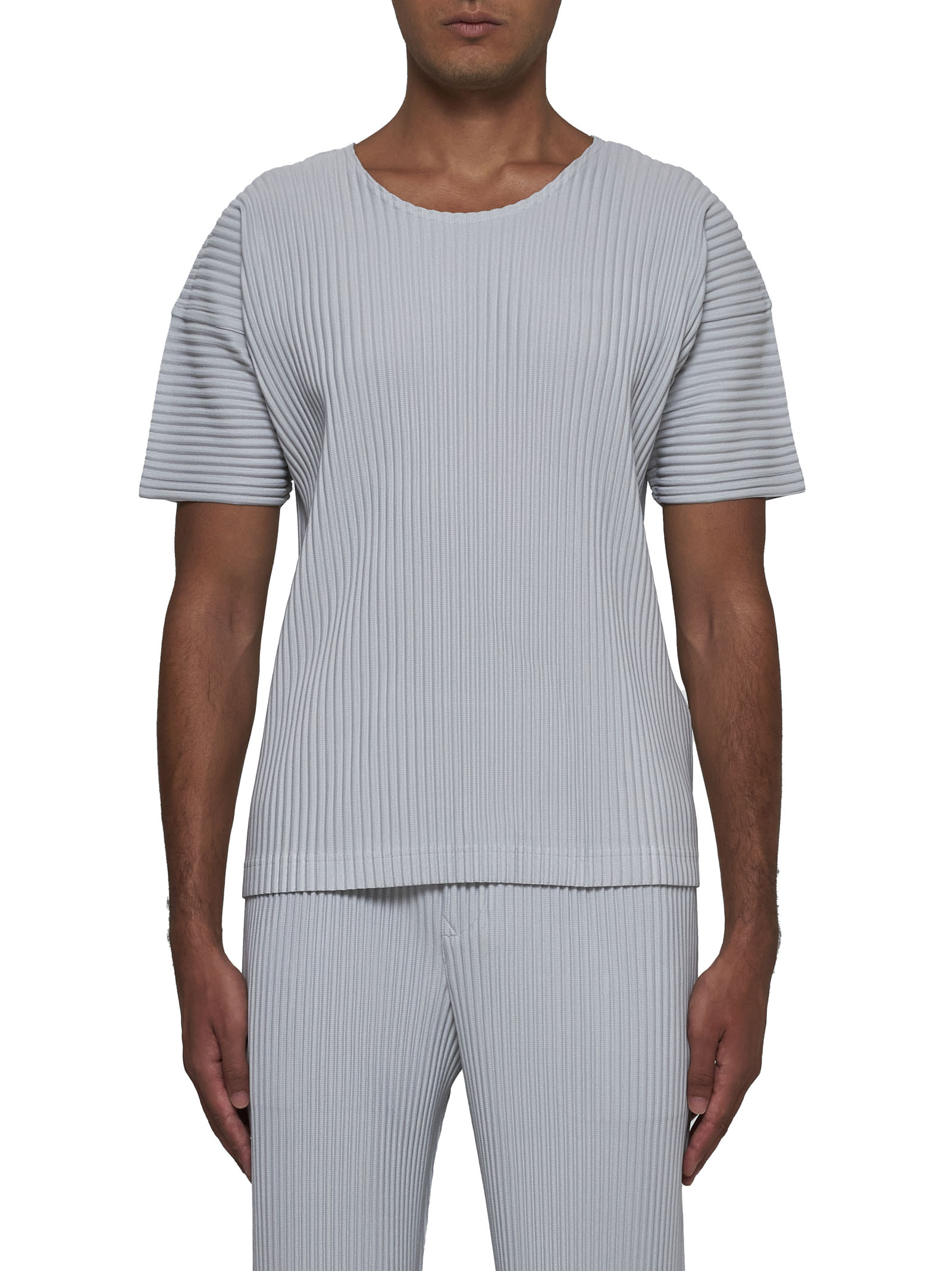 HOMME PLISSE ISSEY MIYAKE T-shirts and Polos Grey HP48JK42011 (HOMME PLISSÉ ISSEY MIYAKE / Tシャツ・カットソー ) | HOMME PLISSÉ ISSEY MIYAKE (オムプリッセ イッセイ ミヤケ)(1)