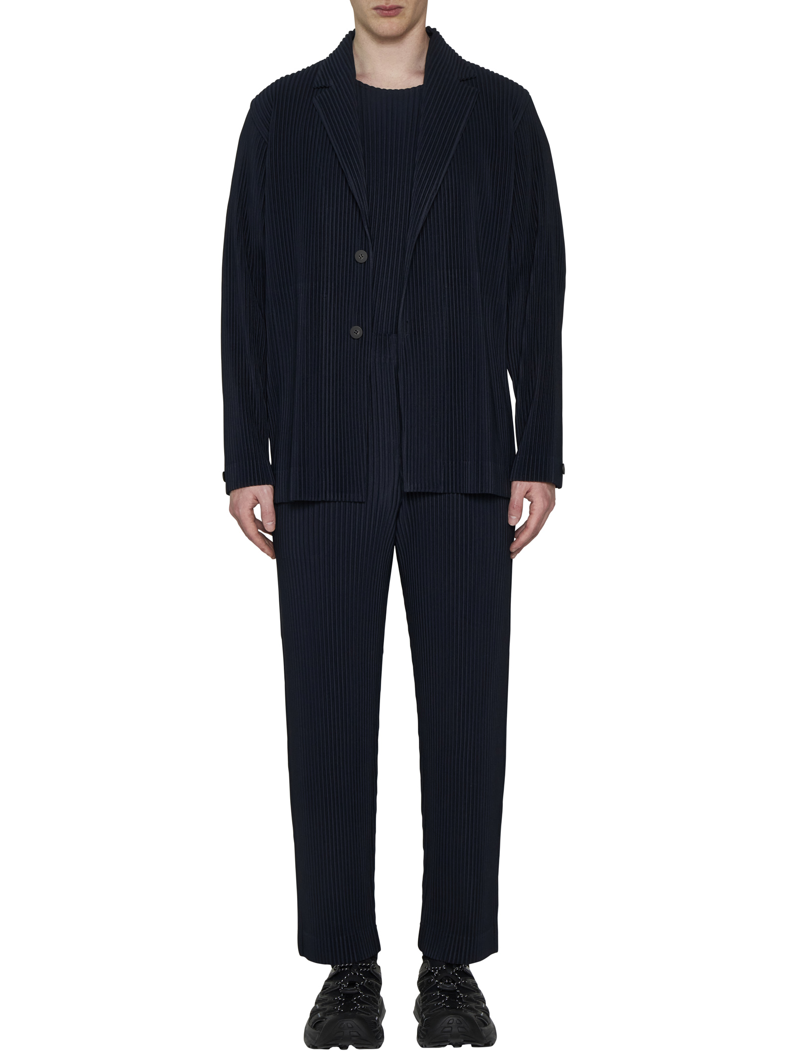 HOMME PLISSE ISSEY MIYAKE Jackets Blue HP46JD40175 (HOMME PLISSÉ ISSEY MIYAKE / ブレザー・ジャケット ) | HOMME PLISSÉ ISSEY MIYAKE (オムプリッセ イッセイ ミヤケ)(1)