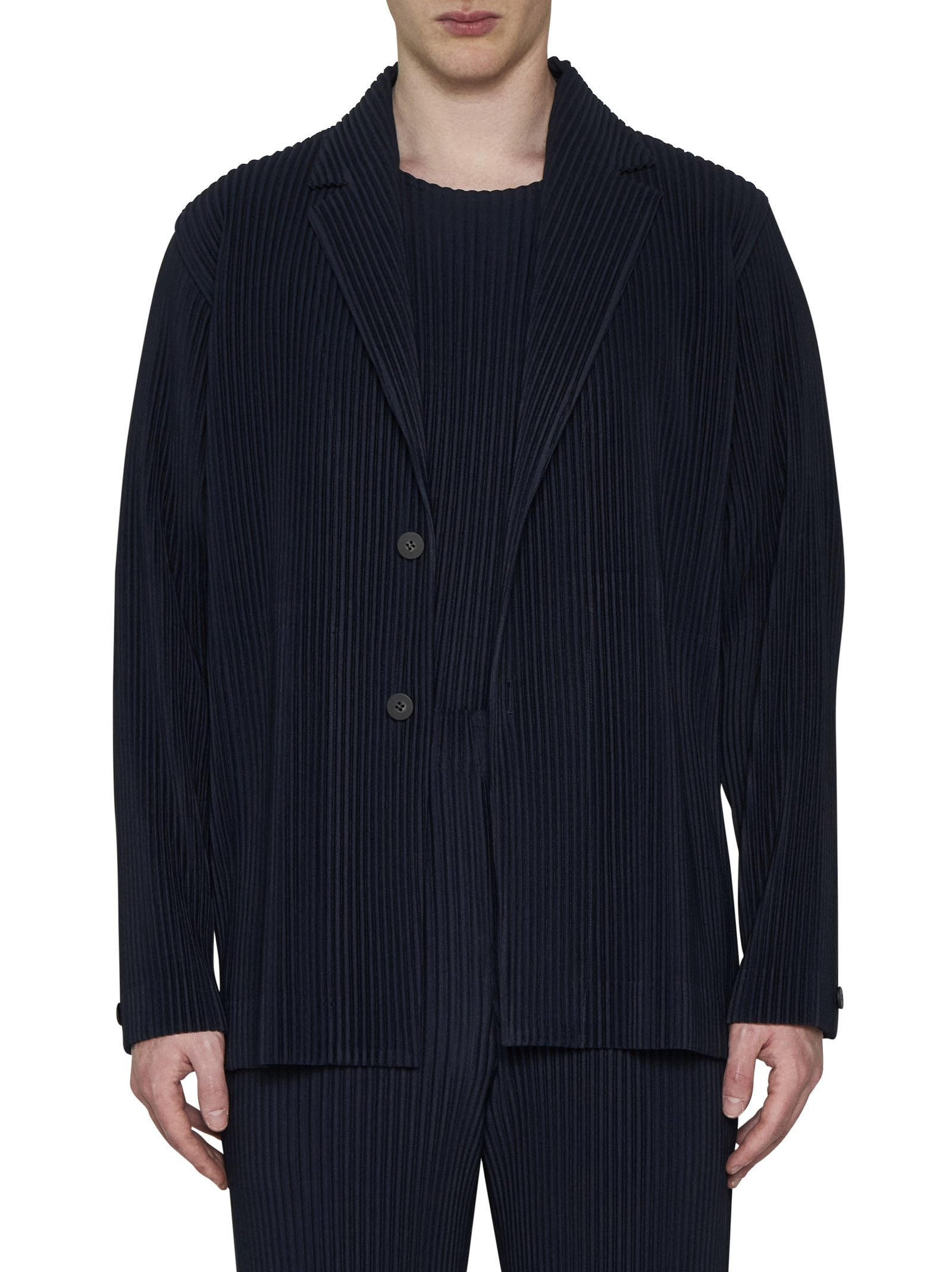 HOMME PLISSE ISSEY MIYAKE Jackets Blue HP46JD40175 (HOMME PLISSÉ ISSEY MIYAKE / ブレザー・ジャケット ) | HOMME PLISSÉ ISSEY MIYAKE (オムプリッセ イッセイ ミヤケ)(2)