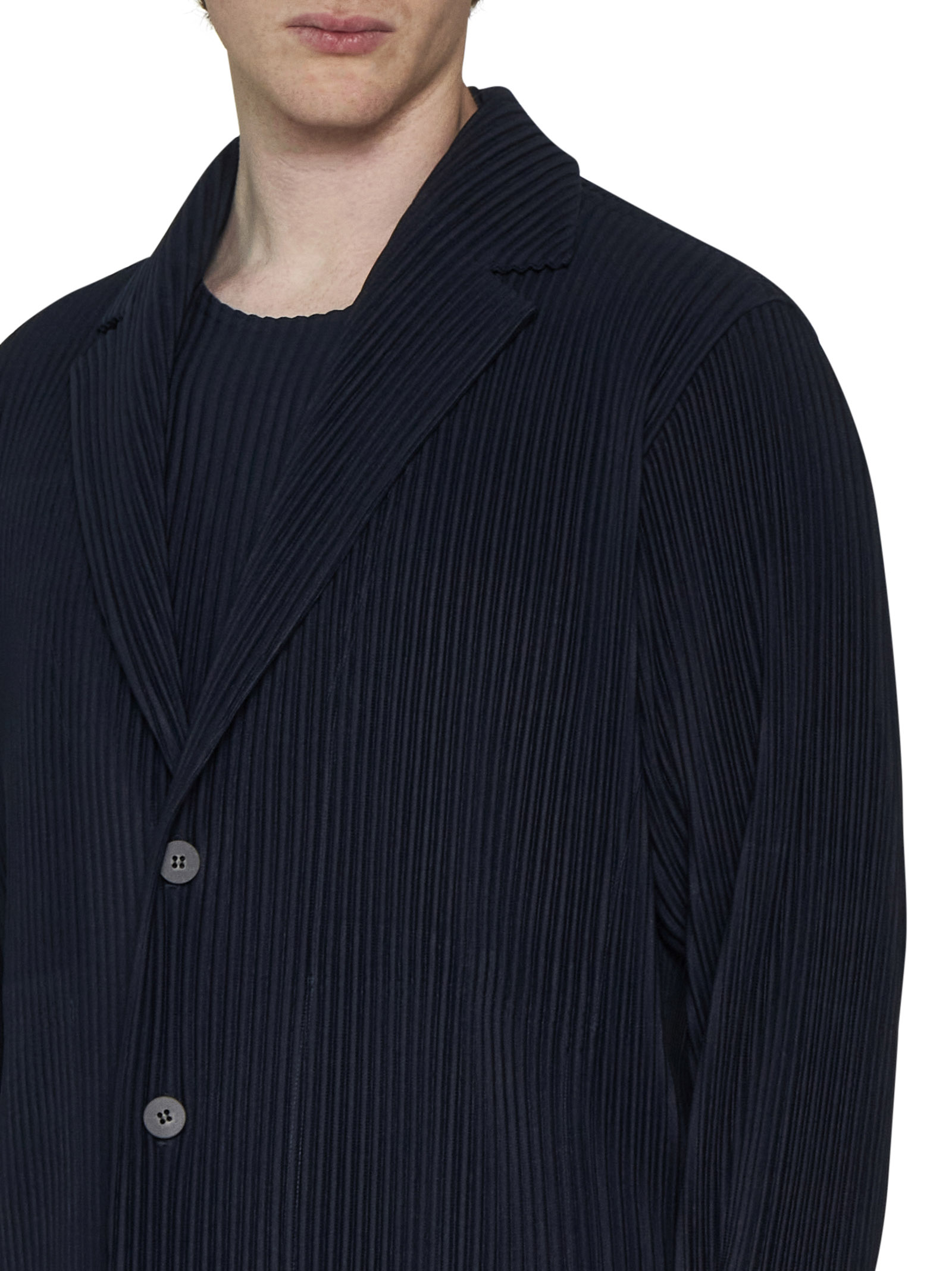 HOMME PLISSE ISSEY MIYAKE Jackets Blue HP46JD40175 (HOMME PLISSÉ ISSEY MIYAKE / ブレザー・ジャケット ) | HOMME PLISSÉ ISSEY MIYAKE (オムプリッセ イッセイ ミヤケ)(4)