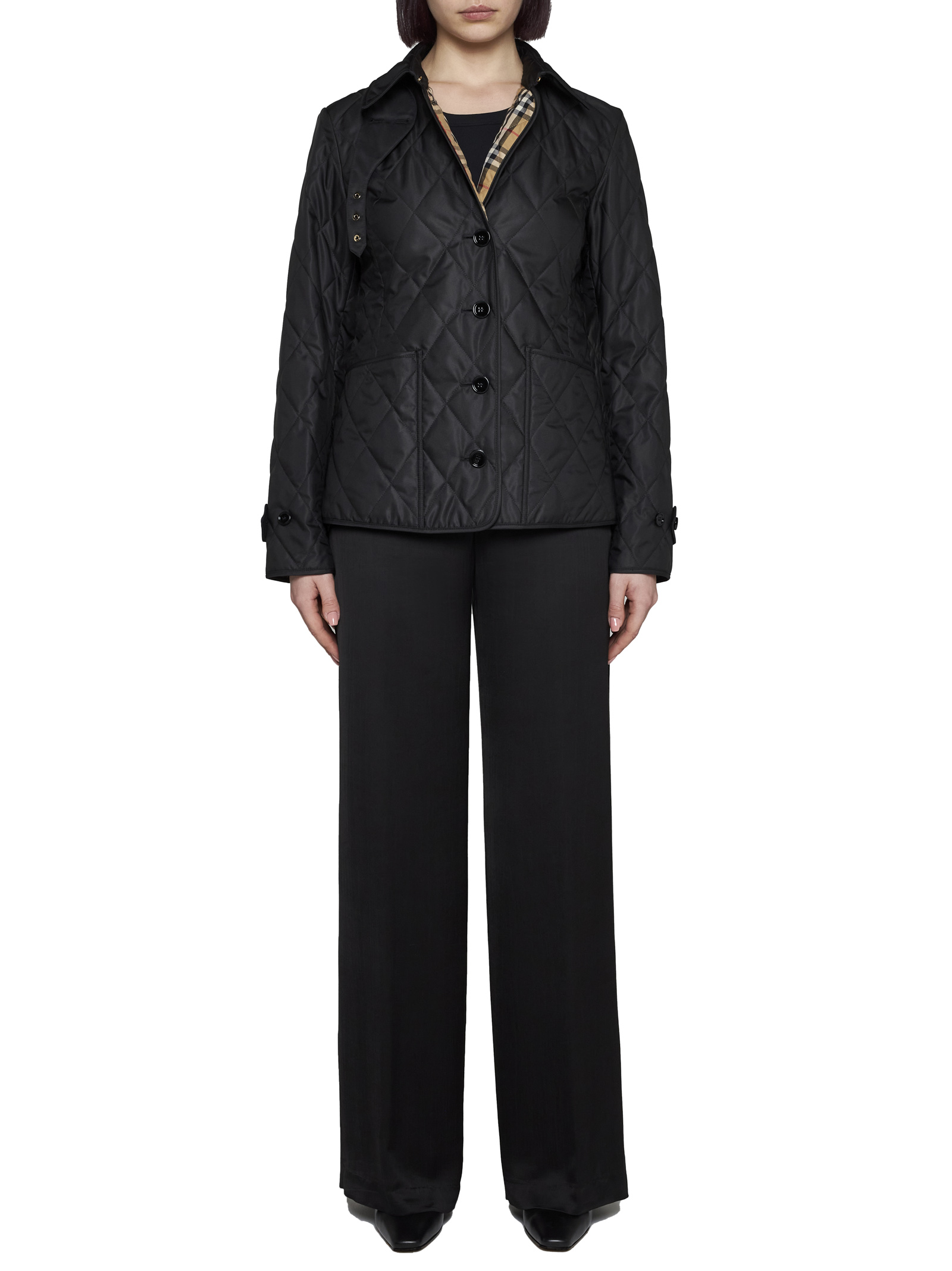 Burberry Coats Black 8049866A1189 (Burberry / ダウンジャケット・コート ) | Burberry (バーバリー)(1)