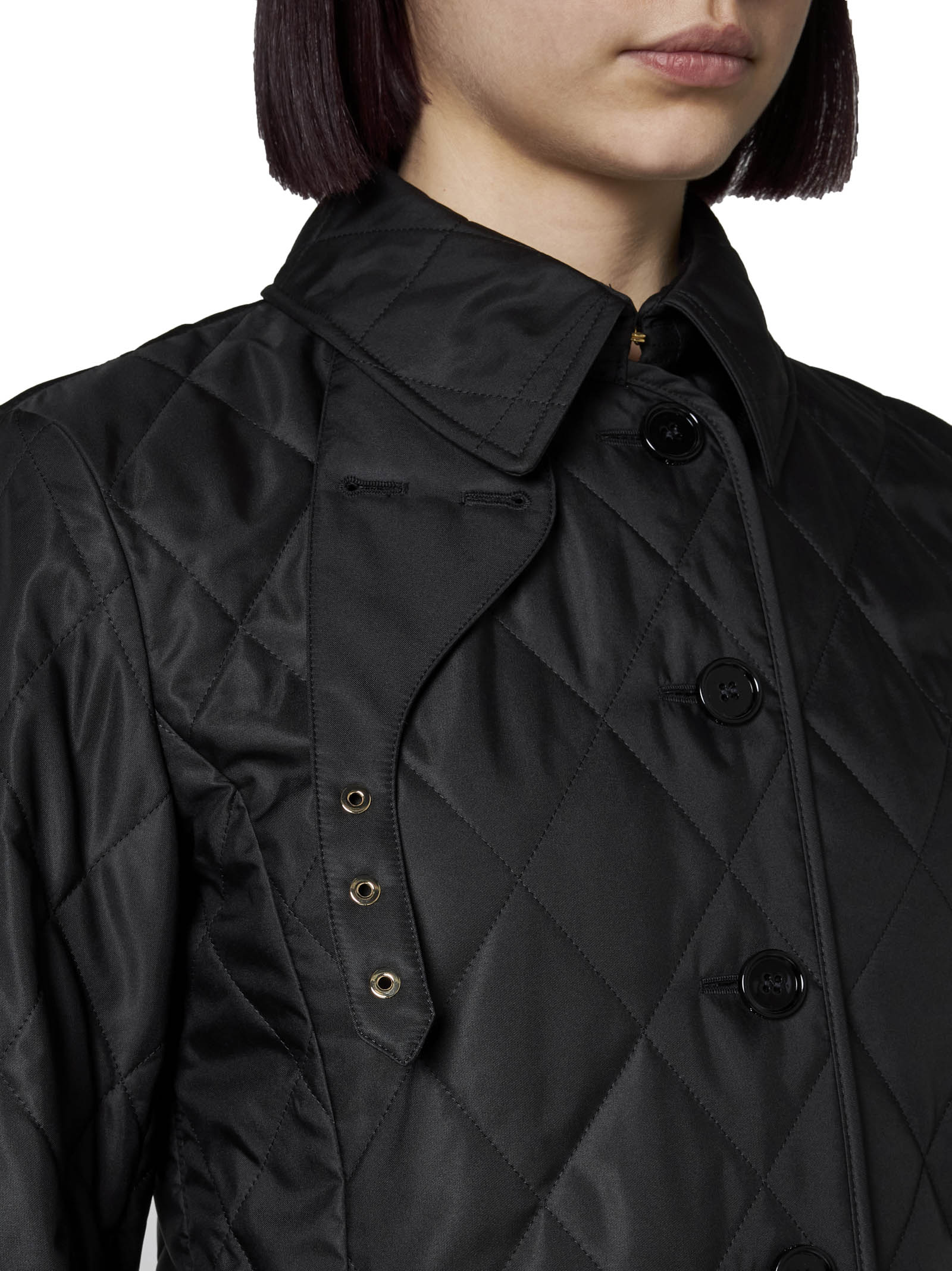 Burberry Coats Black 8049866A1189 (Burberry / ダウンジャケット・コート ) | Burberry (バーバリー)(4)