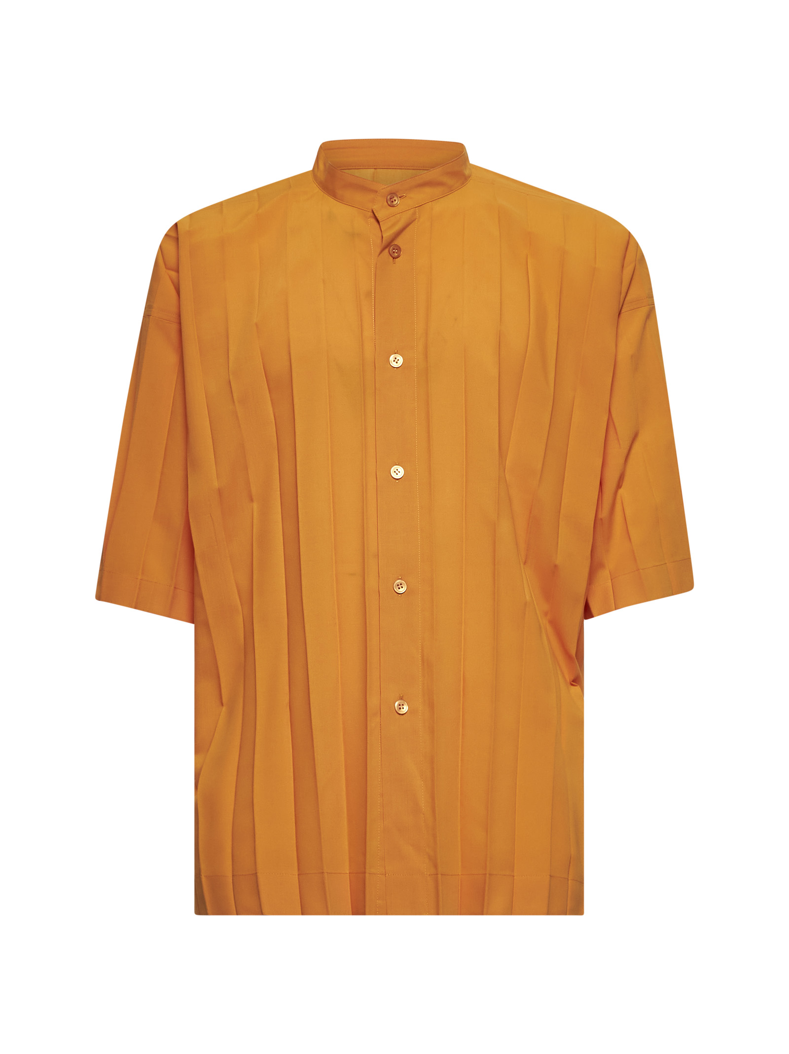 HOMME PLISSE ISSEY MIYAKE Shirts Orange FJ30532 (HOMME PLISSÉ ISSEY MIYAKE / シャツ・ブラウス ) | HOMME PLISSÉ ISSEY MIYAKE (オムプリッセ イッセイ ミヤケ)