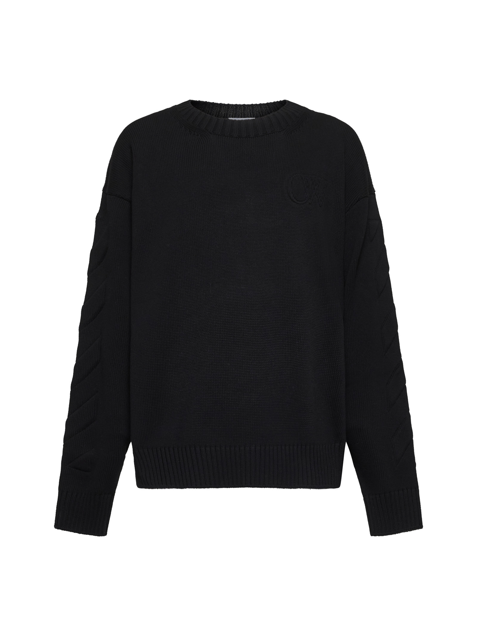 Off White Sweaters Black OMHE151C99KNI0011010 (Off-White / ニット・セーター・カーディガン ) | Off-White (オフホワイト)