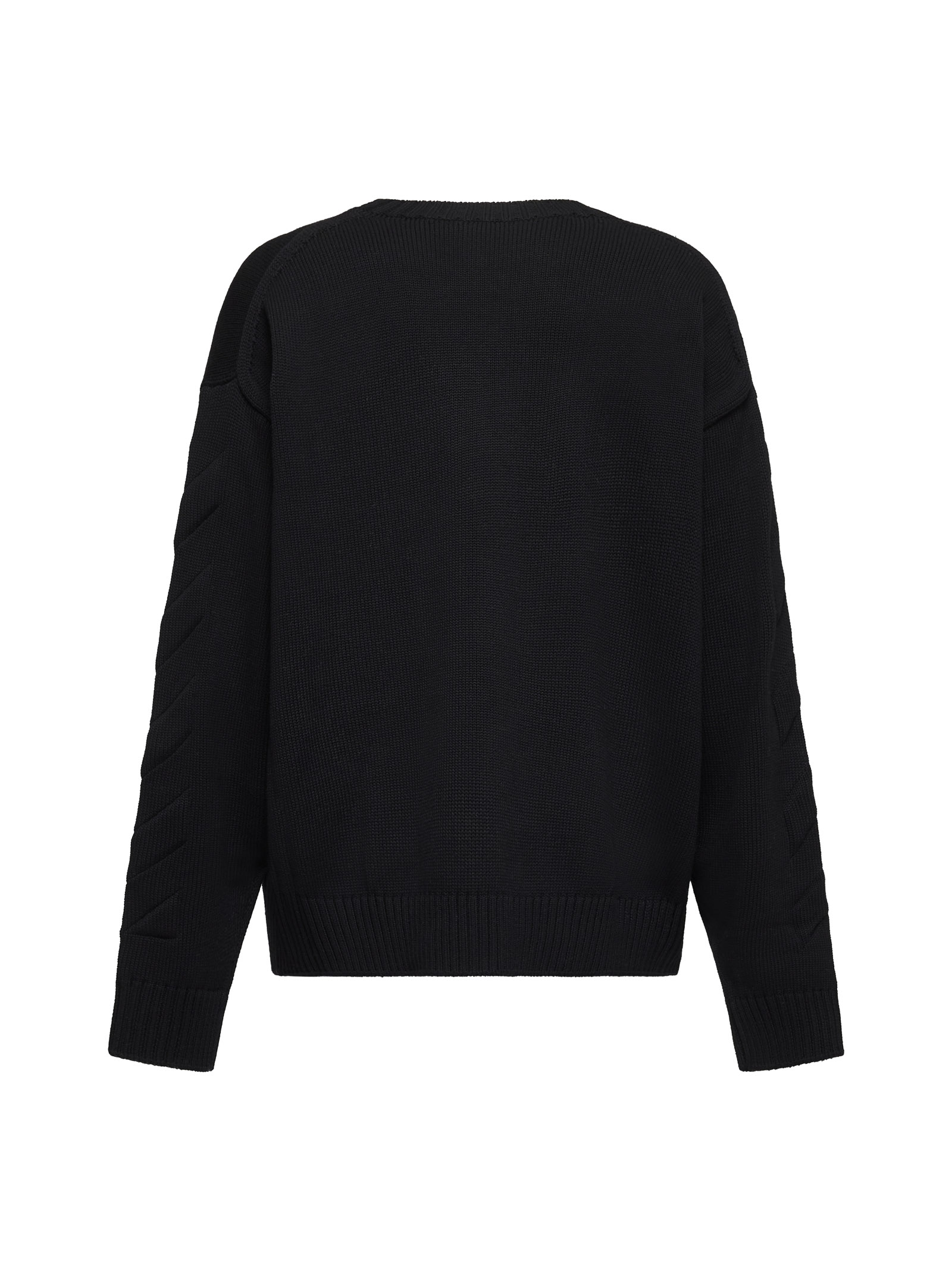 Off White Sweaters Black OMHE151C99KNI0011010 (Off-White / ニット・セーター・カーディガン ) | Off-White (オフホワイト)(1)