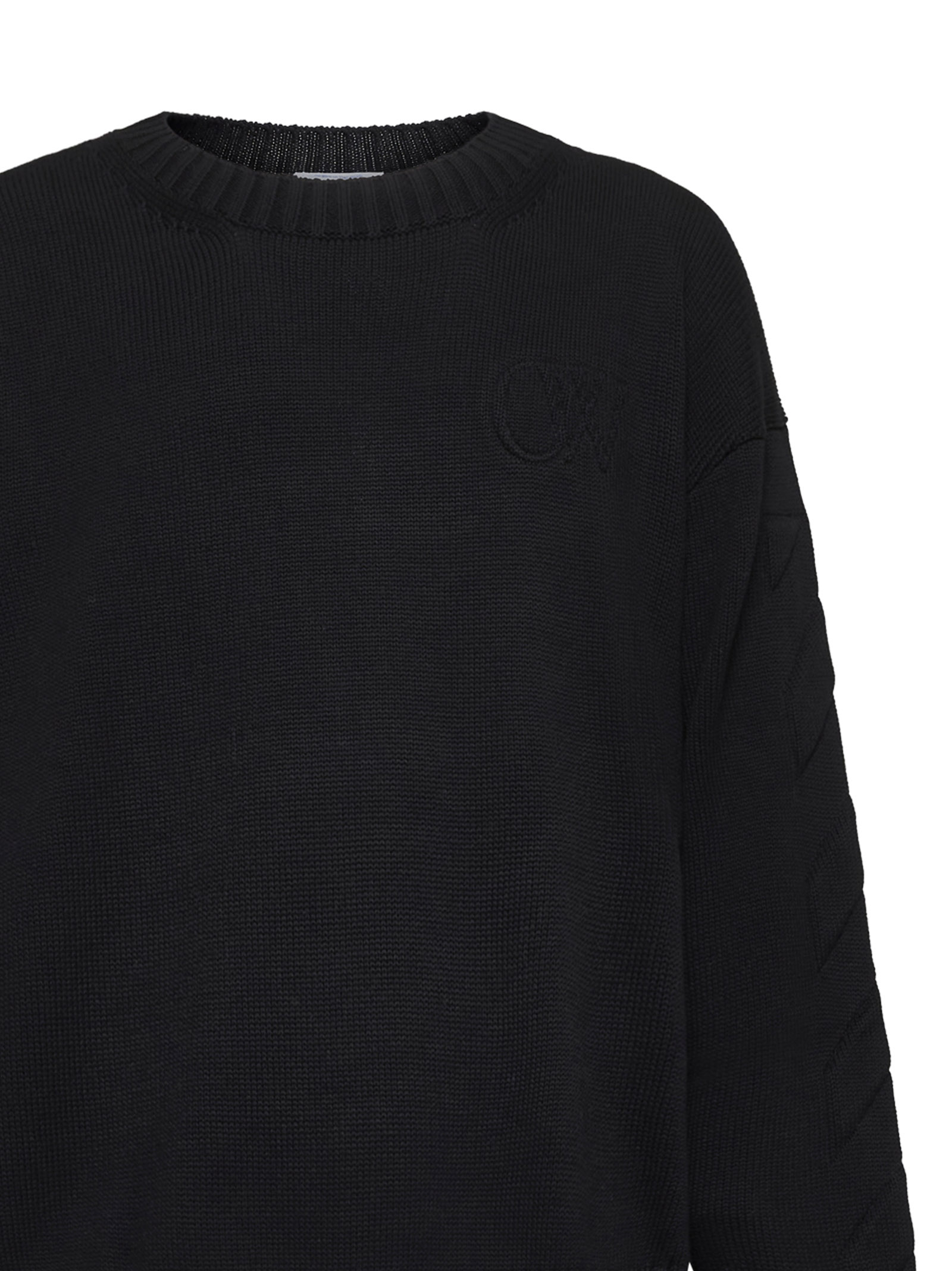 Off White Sweaters Black OMHE151C99KNI0011010 (Off-White / ニット・セーター・カーディガン ) | Off-White (オフホワイト)(2)