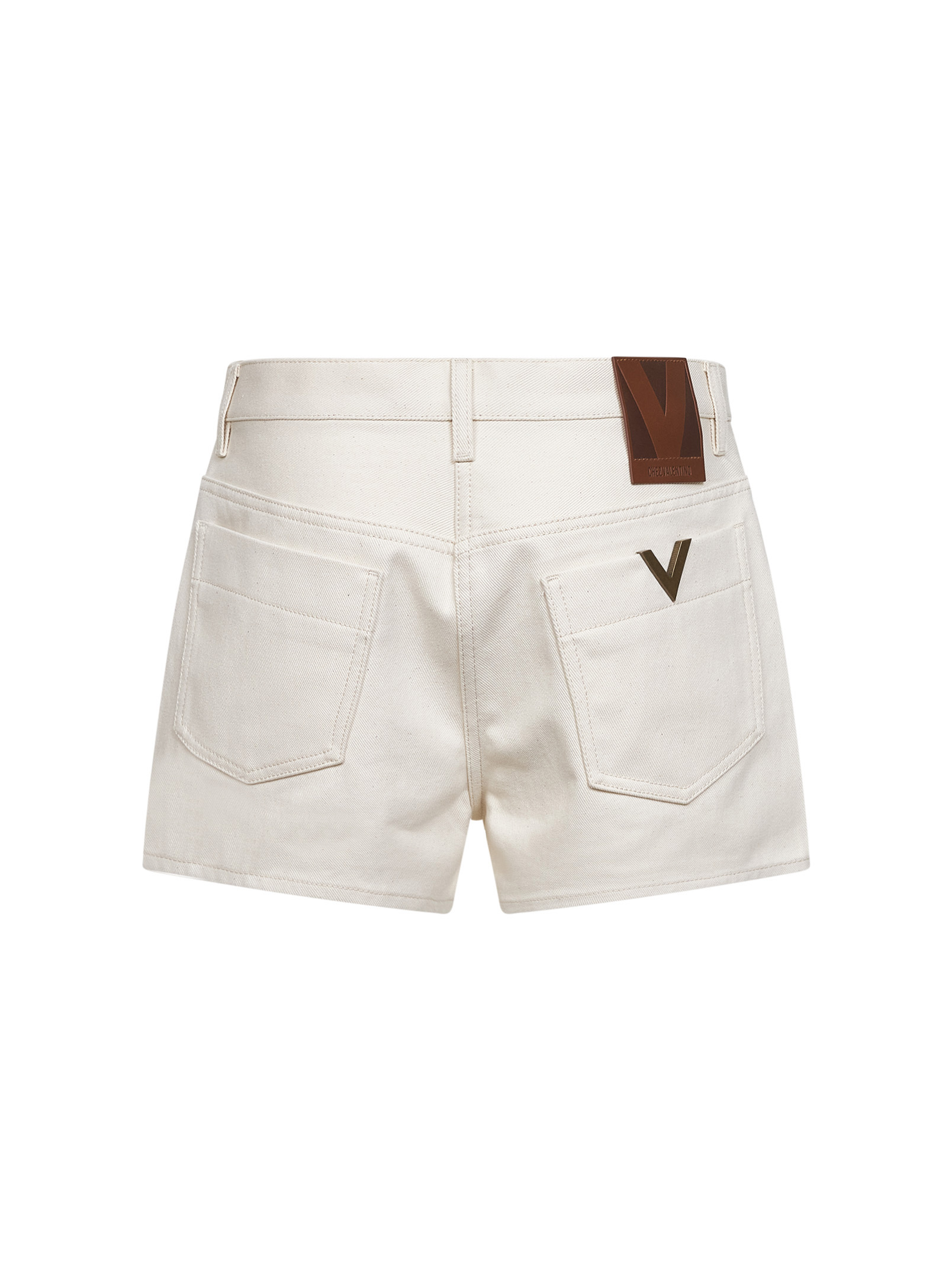 Valentino Shorts Ivory 8B3DD22W9Y5A03 (Valentino Garavani / ショートパンツ ) | Valentino Garavani (ヴァレンティノ)(1)