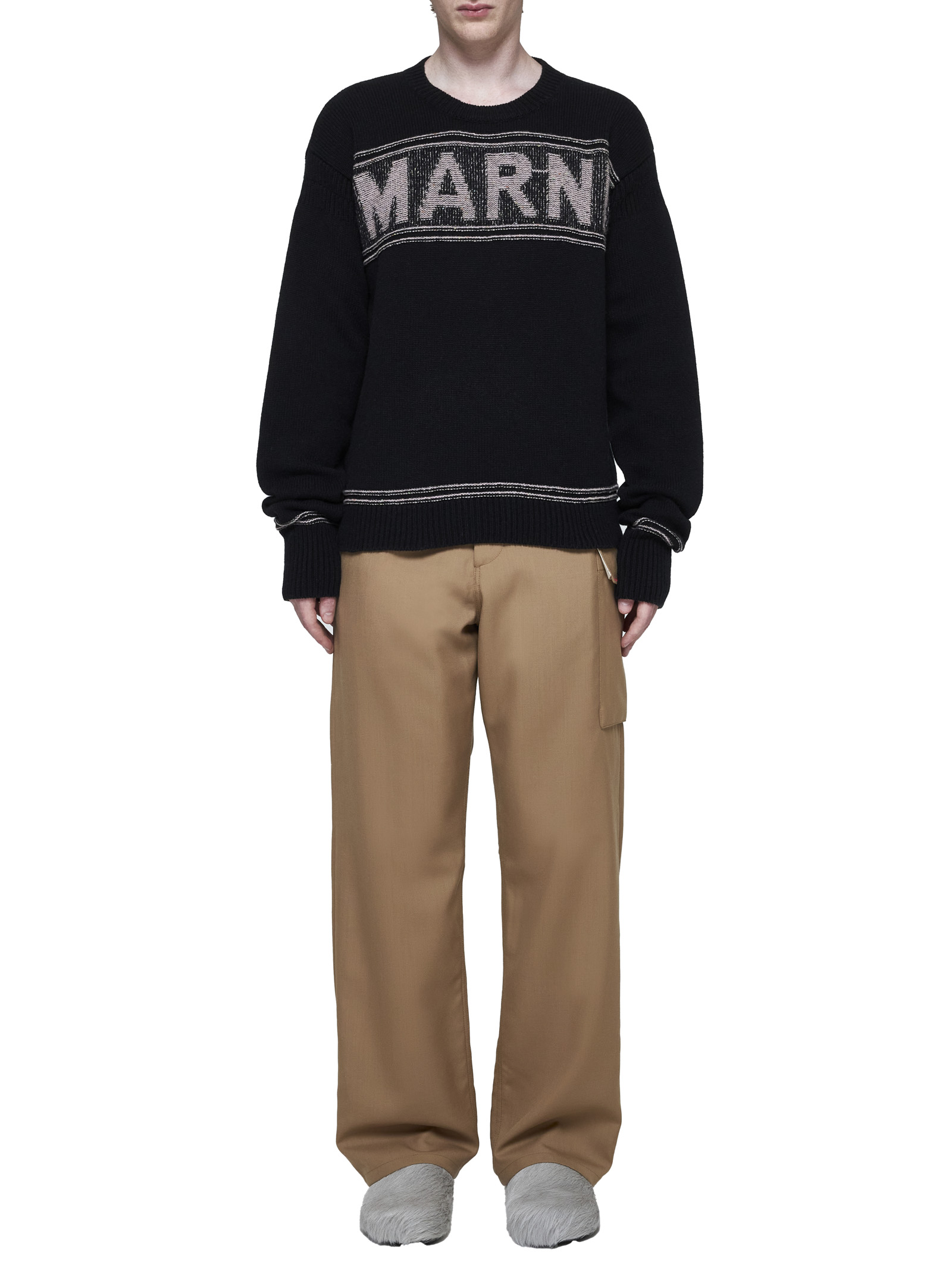 Marni Sweaters Black GCMG0293Q1UFH94700N99 (Marni / ニット・セーター・カーディガン ) | Marni (マルニ)(1)