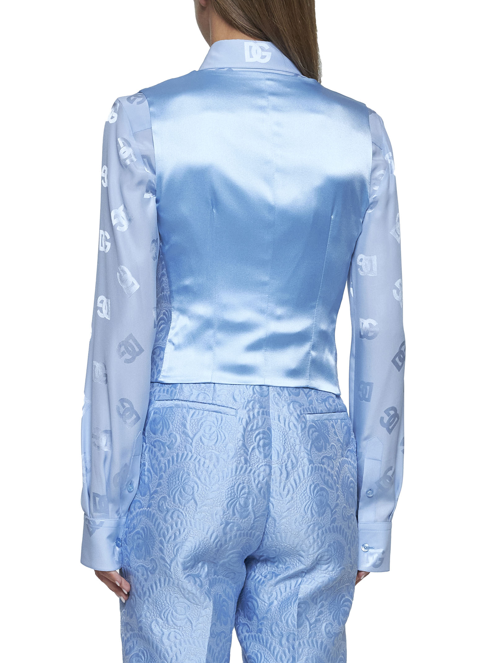 Dolce & Gabbana Jackets Clear Blue F79H5TGDCLMF3981 (Dolce & Gabbana / ベスト ) | Dolce & Gabbana (ドルチェガッバーナ)(3)