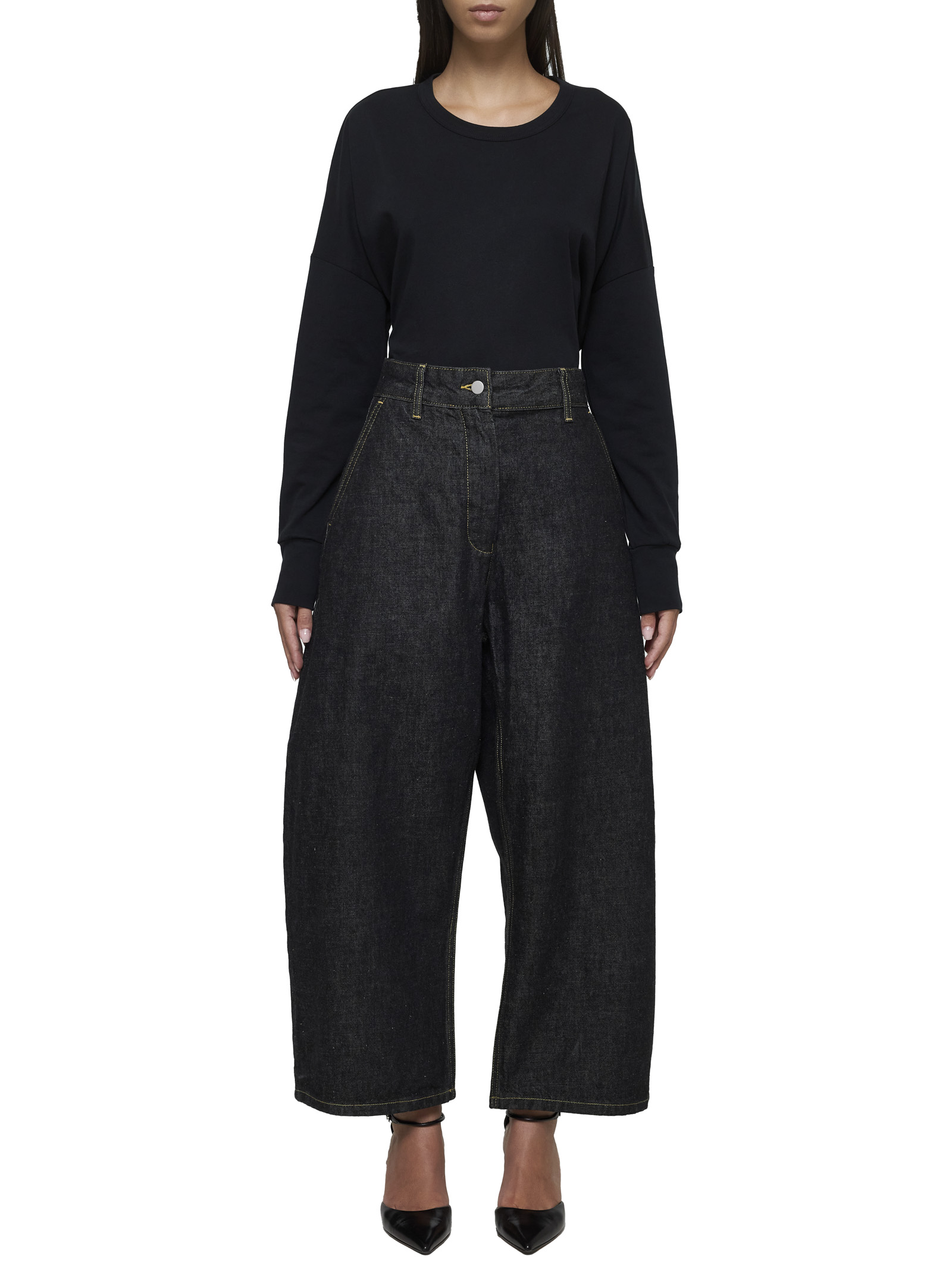 STUDIO NICHOLSON Jeans Black CHALCOSNW1417BLACK (Studio Nicholson / ジーンズ ) | Studio Nicholson (スタジオニコルソン)(1)