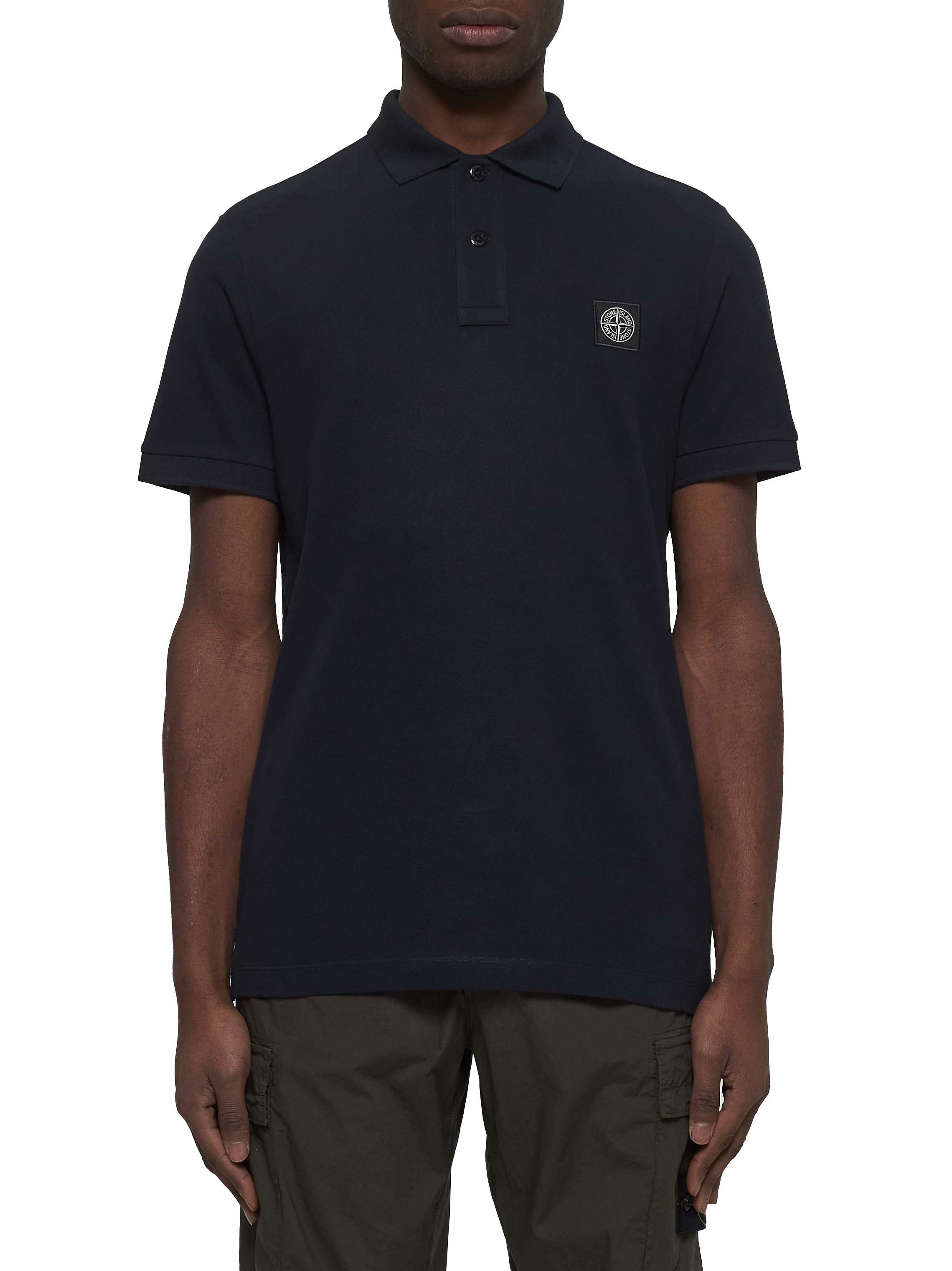 Stone Island T-shirts and Polos Blue K1S1522002SCS0017V0020 (STONE ISLAND / ポロシャツ ) | STONE ISLAND (ストーンアイランド)(1)