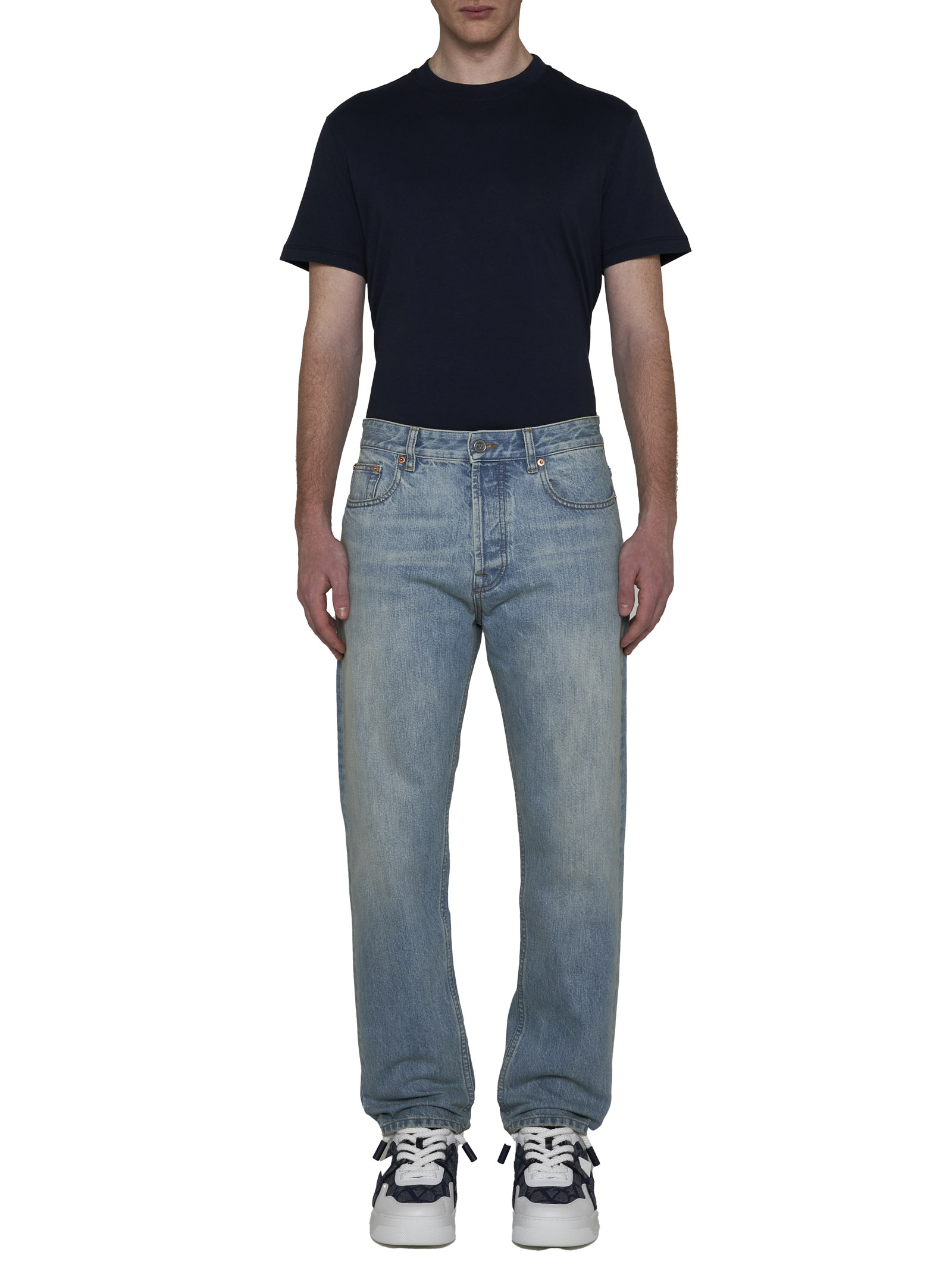 Valentino T-shirts and Polos Blue 4V3MG08Y9WG598 (Valentino Garavani / Tシャツ・カットソー ) | Valentino Garavani (ヴァレンティノ)(1)