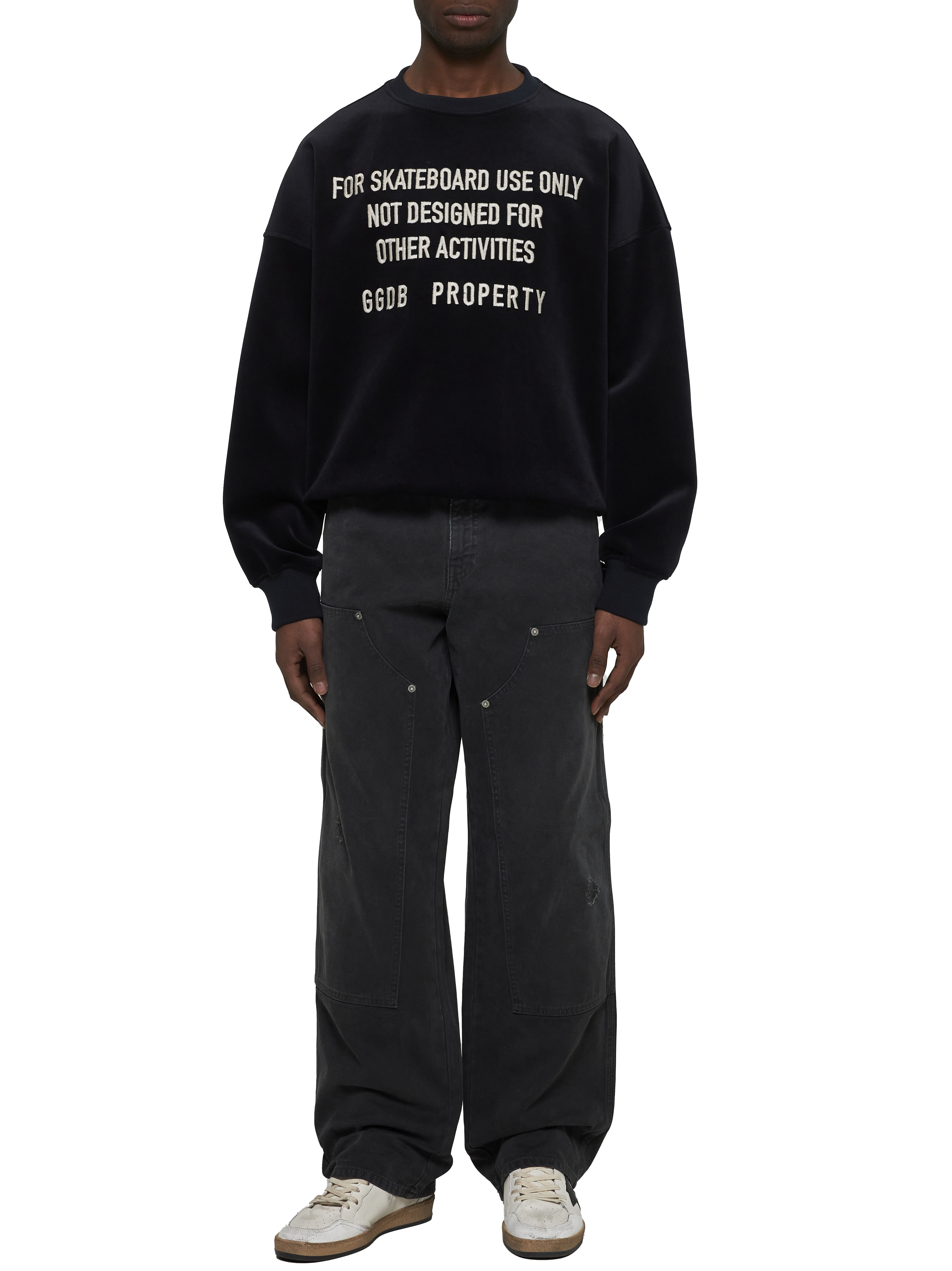 Golden Goose Trousers Black GMP01942P00192190100 (Golden Goose / ジーンズ ) | Golden Goose (ゴールデングース)(1)