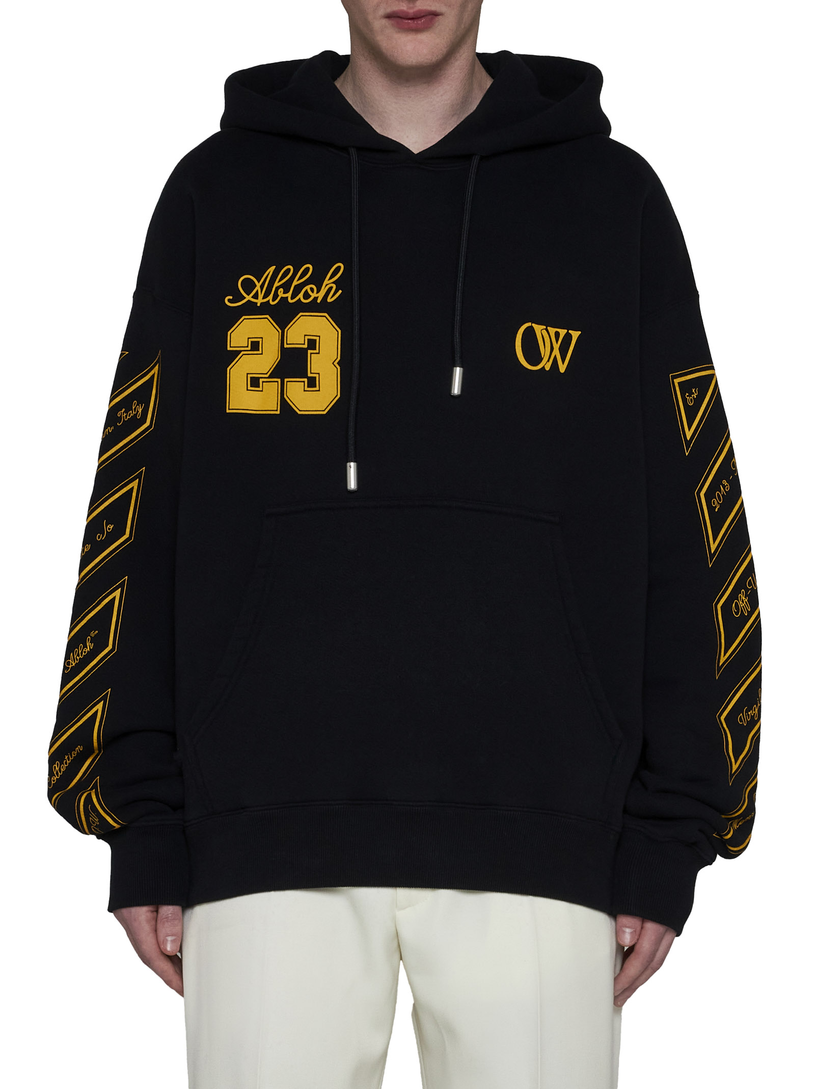 Off White Sweaters OMBB085S24FLE0121022 (Off-White / スウェット・フーディー ) | Off-White (オフホワイト)(2)