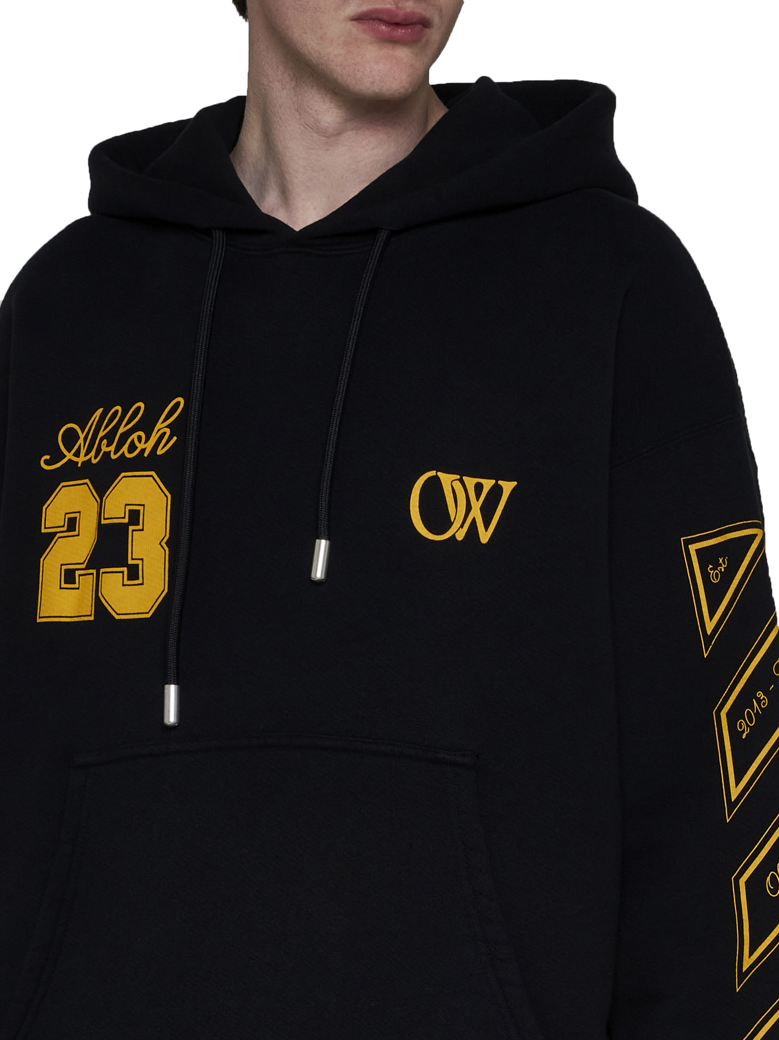 Off White Sweaters OMBB085S24FLE0121022 (Off-White / スウェット・フーディー ) | Off-White (オフホワイト)(4)