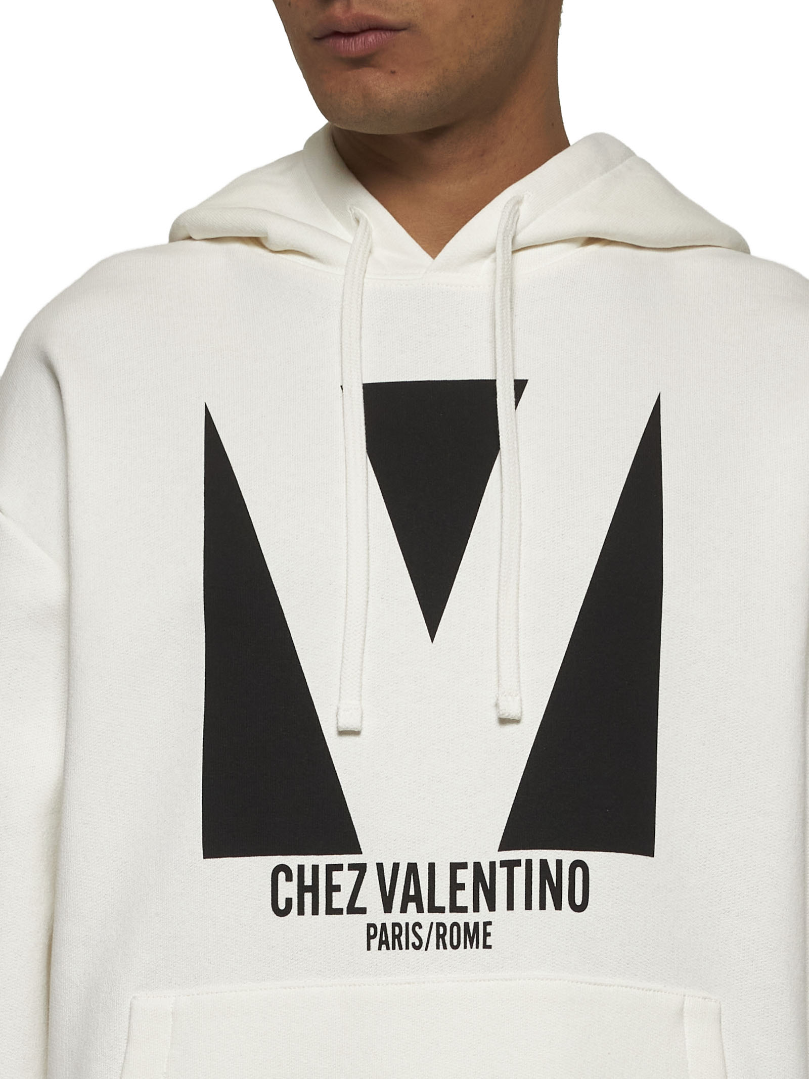 Valentino Sweaters Ivory 6V3MF28NAQAA03 (Valentino Garavani / スウェット・フーディー ) | Valentino Garavani (ヴァレンティノ)(3)