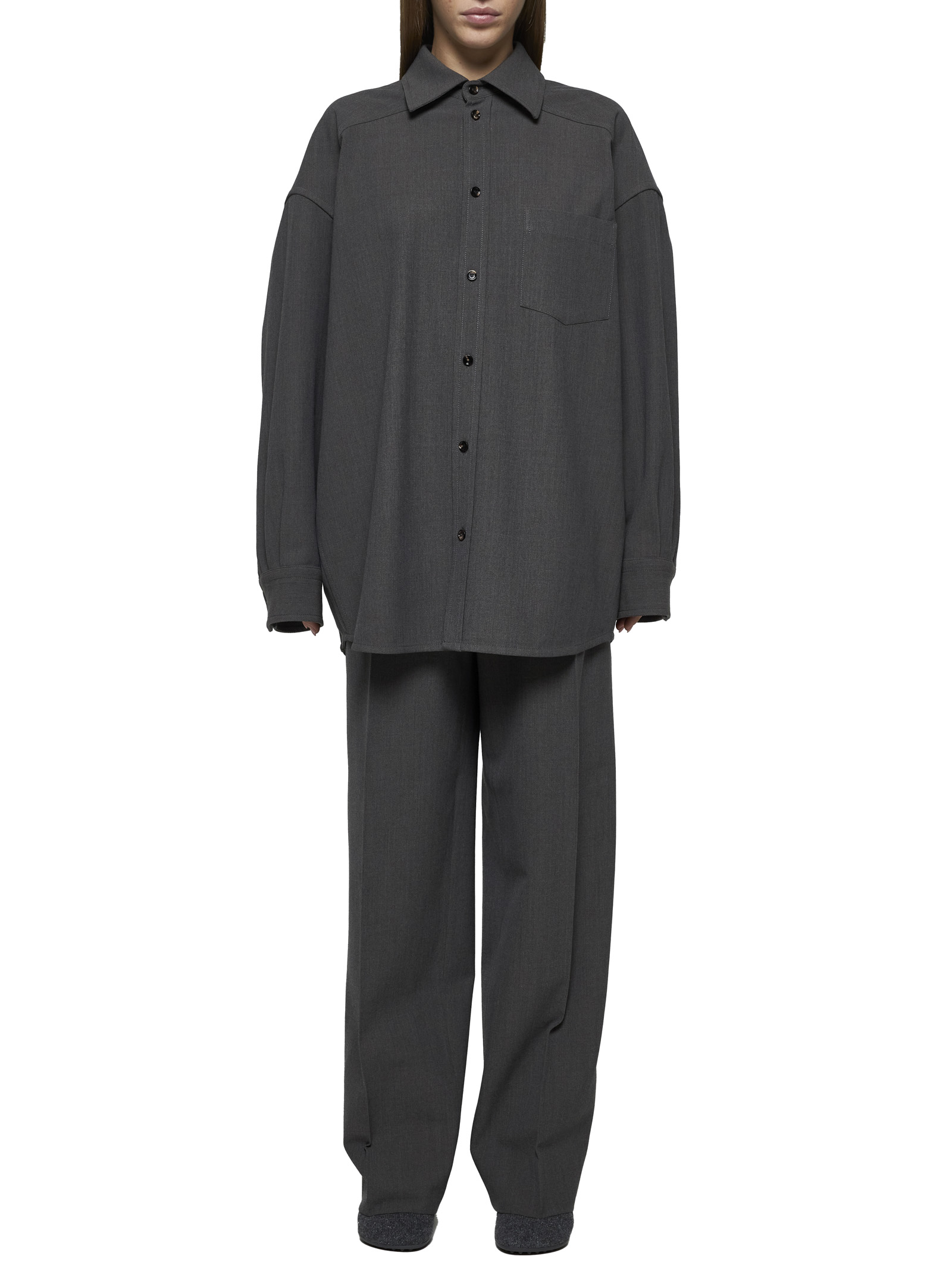 Bottega Veneta Shirts Grey 797480V4M301962 (Bottega Veneta / シャツ・ブラウス ) | Bottega Veneta (ボッテガ・ヴェネタ)(1)