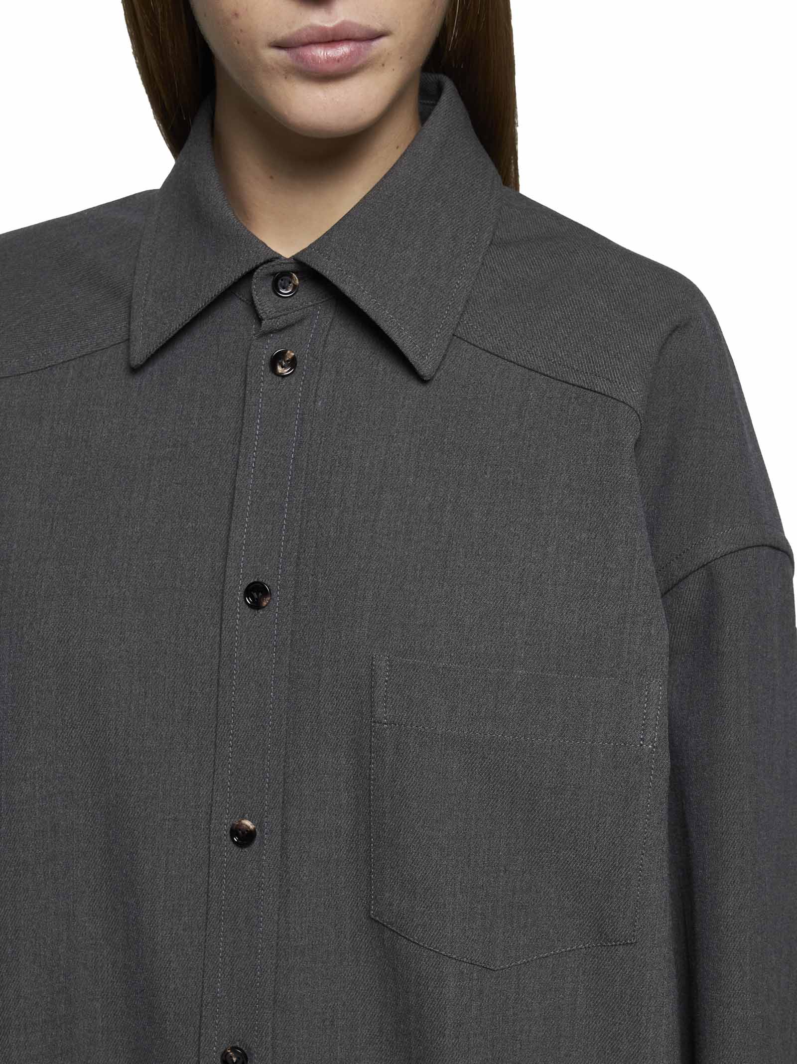 Bottega Veneta Shirts Grey 797480V4M301962 (Bottega Veneta / シャツ・ブラウス ) | Bottega Veneta (ボッテガ・ヴェネタ)(4)