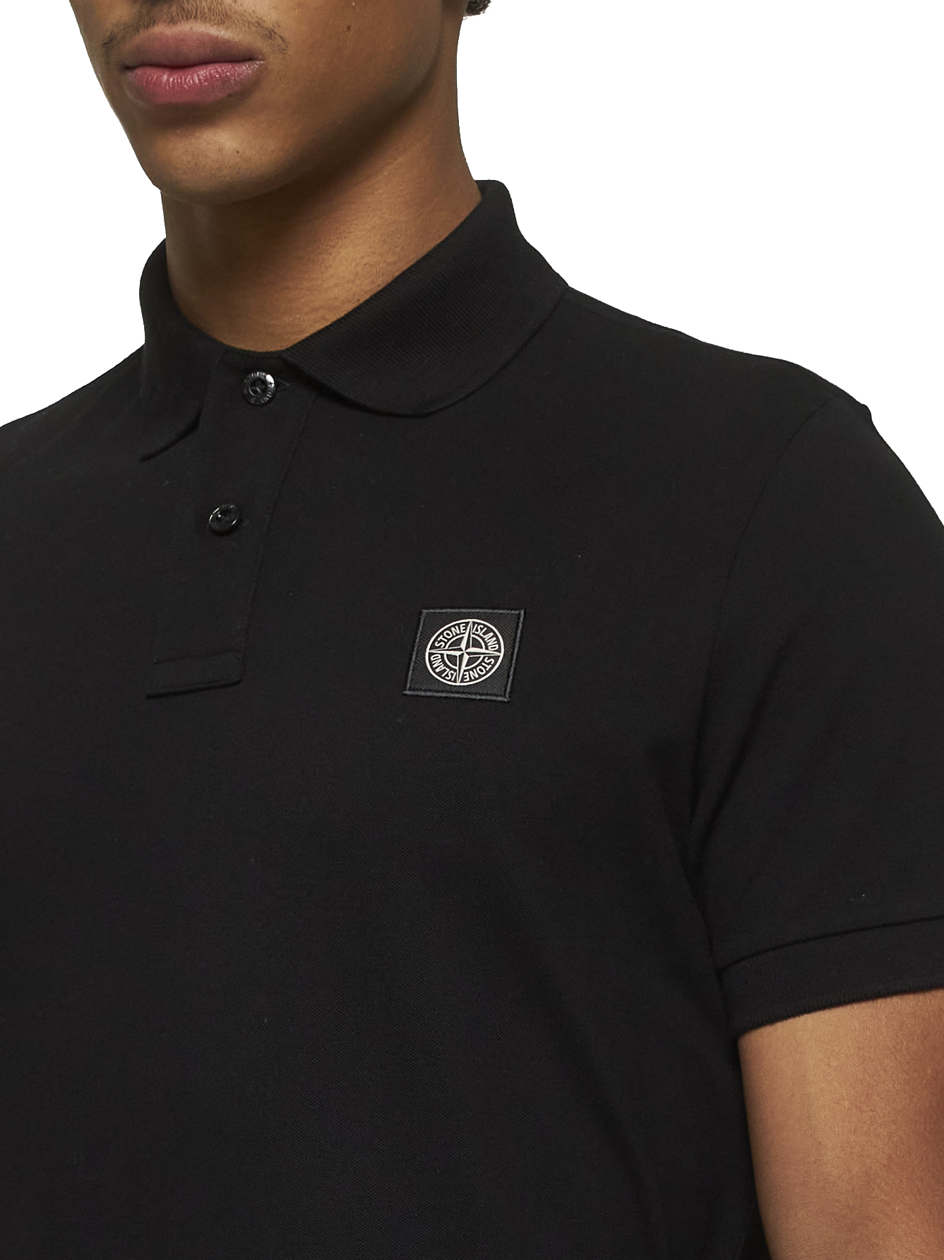 Stone Island T-shirts and Polos Black K1S1522002SCS0017V0029 (STONE ISLAND / ポロシャツ ) | STONE ISLAND (ストーンアイランド)(3)