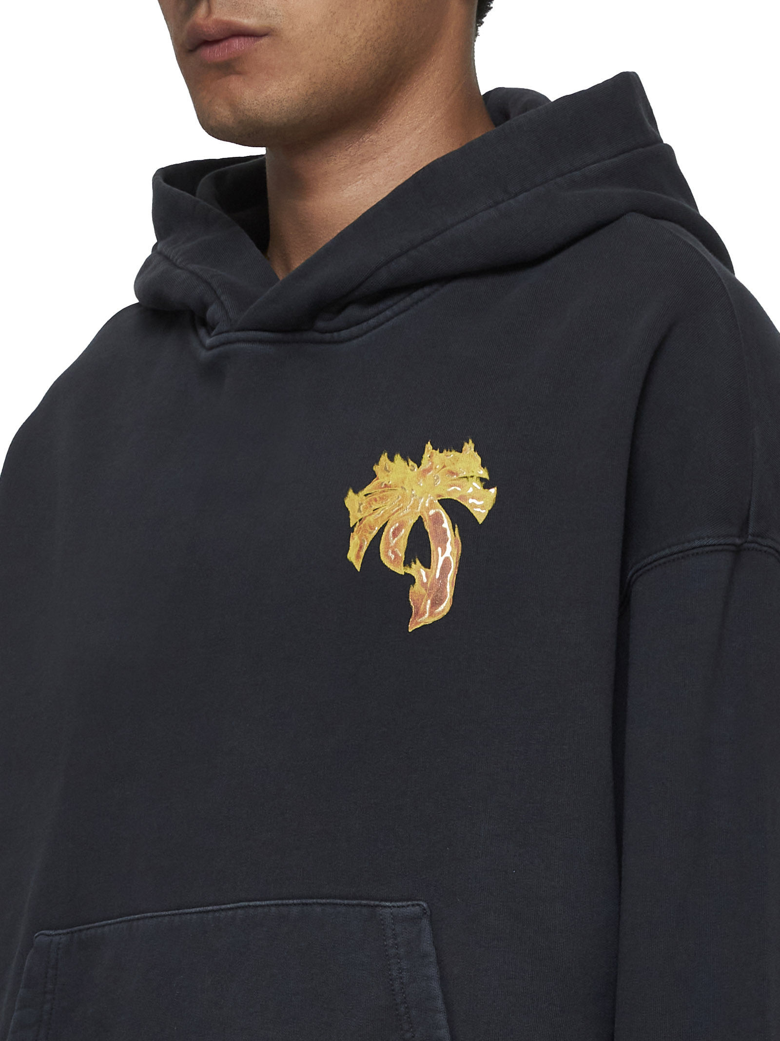 Palm Angels Sweaters Black PMBB058F24FLE0051076 (Palm Angels / スウェット・フーディー ) | Palm Angels (パームエンジェルス)(3)