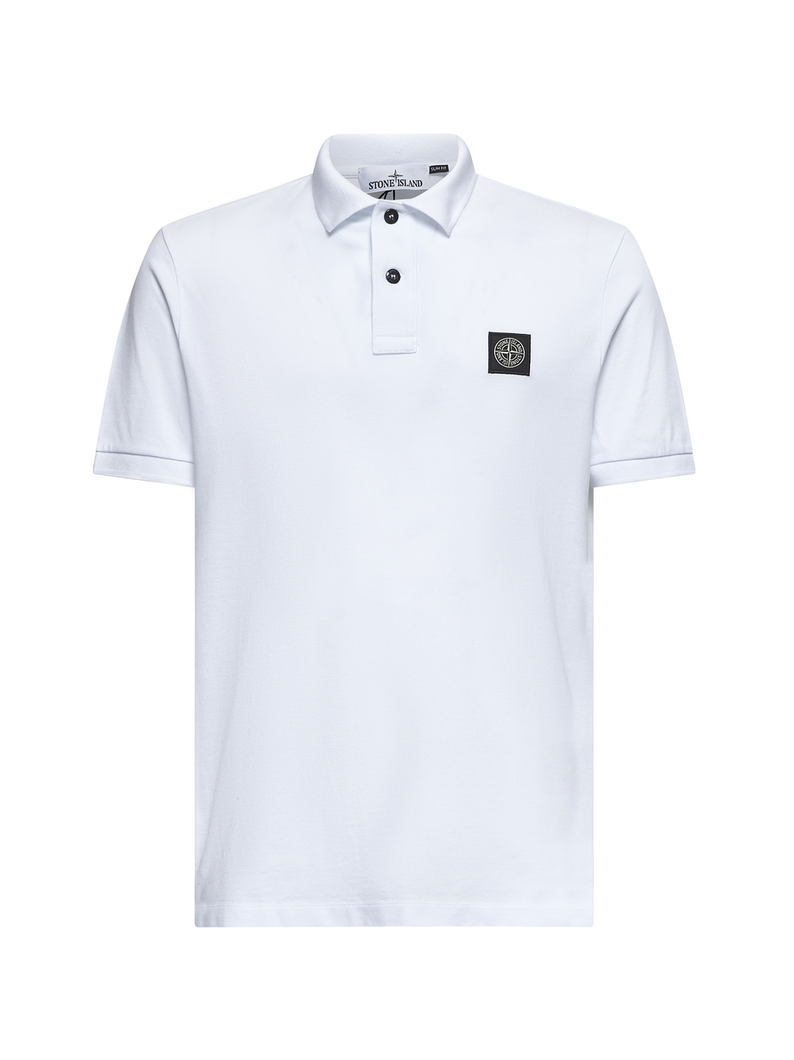 Stone Island T-shirts and Polos White K1S1522002SCS0017V1001 (STONE ISLAND / ポロシャツ ) | STONE ISLAND (ストーンアイランド)