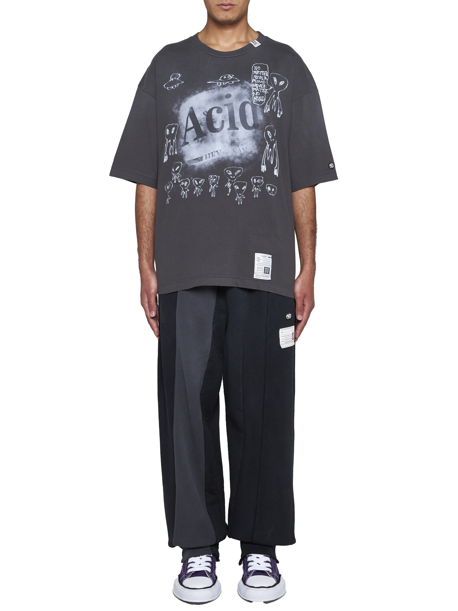 MAISON MIHARA YASUHIRO T-shirts and Polos Black J12TS552BLACK (Maison Mihara Yasuhiro / Tシャツ・カットソー ) | Maison Mihara Yasuhiro (メゾン ミハラ ヤスヒロ)(1)