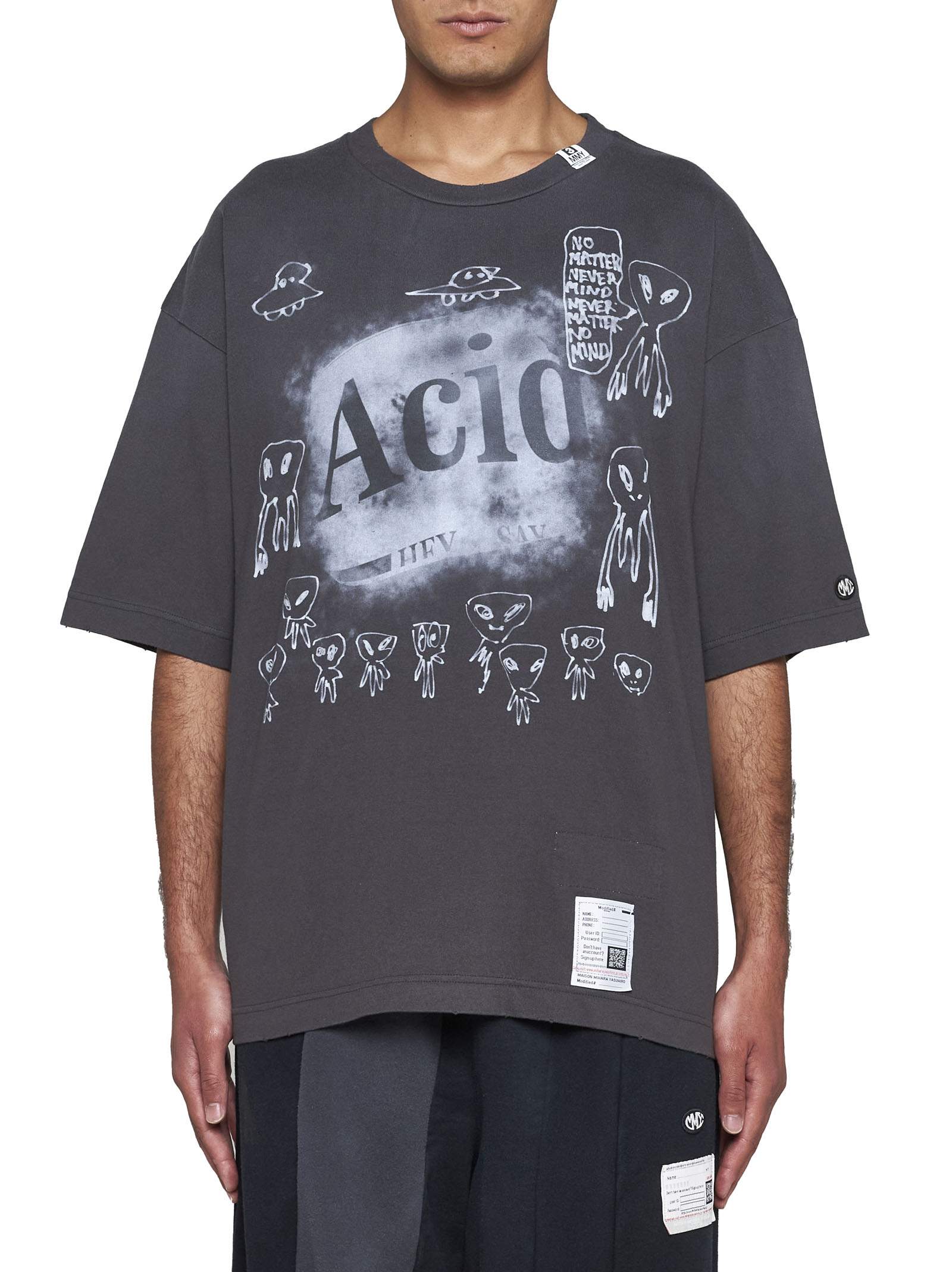 MAISON MIHARA YASUHIRO T-shirts and Polos Black J12TS552BLACK (Maison Mihara Yasuhiro / Tシャツ・カットソー ) | Maison Mihara Yasuhiro (メゾン ミハラ ヤスヒロ)(2)