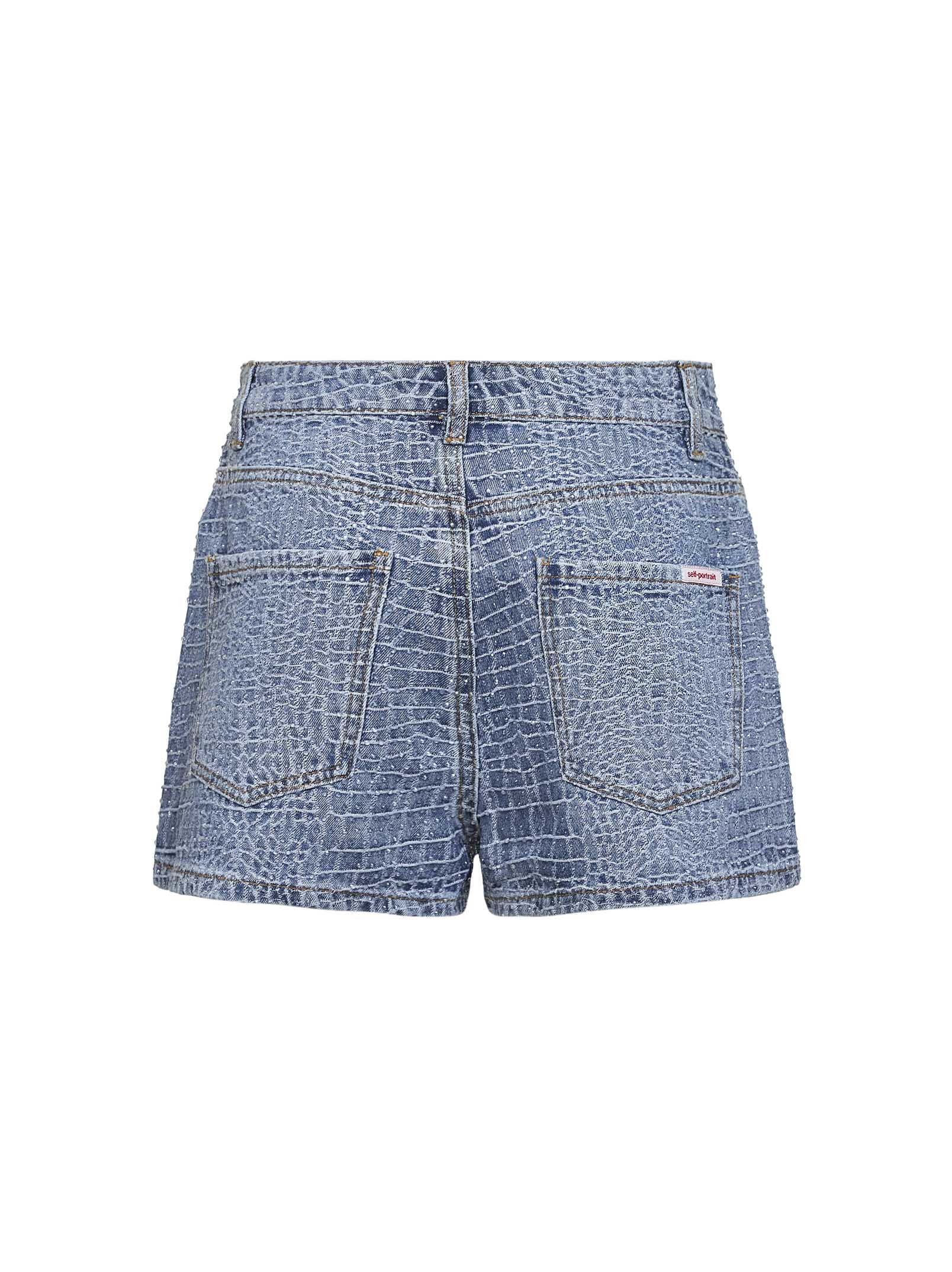 SELF PORTRAIT Shorts Lilac 804PBBLUE (self-portrait / ショートパンツ ) | self-portrait (セルフ・ポートレイト)(1)