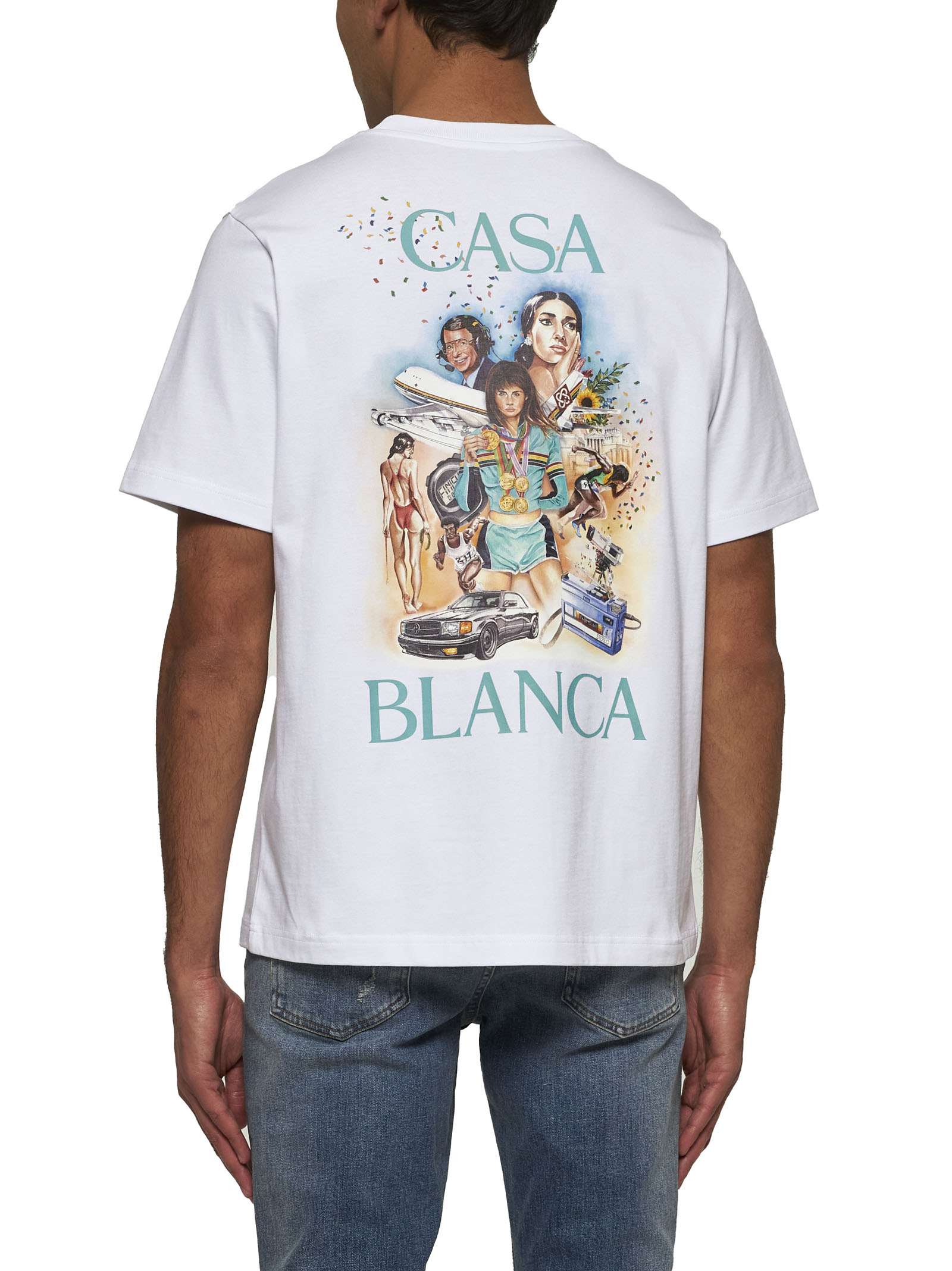 Casablanca T-shirts and Polos MPS25JTS00101CELEBRATIONDUSPORT (Casablanca / Tシャツ・カットソー ) | Casablanca (カサブランカ)(2)