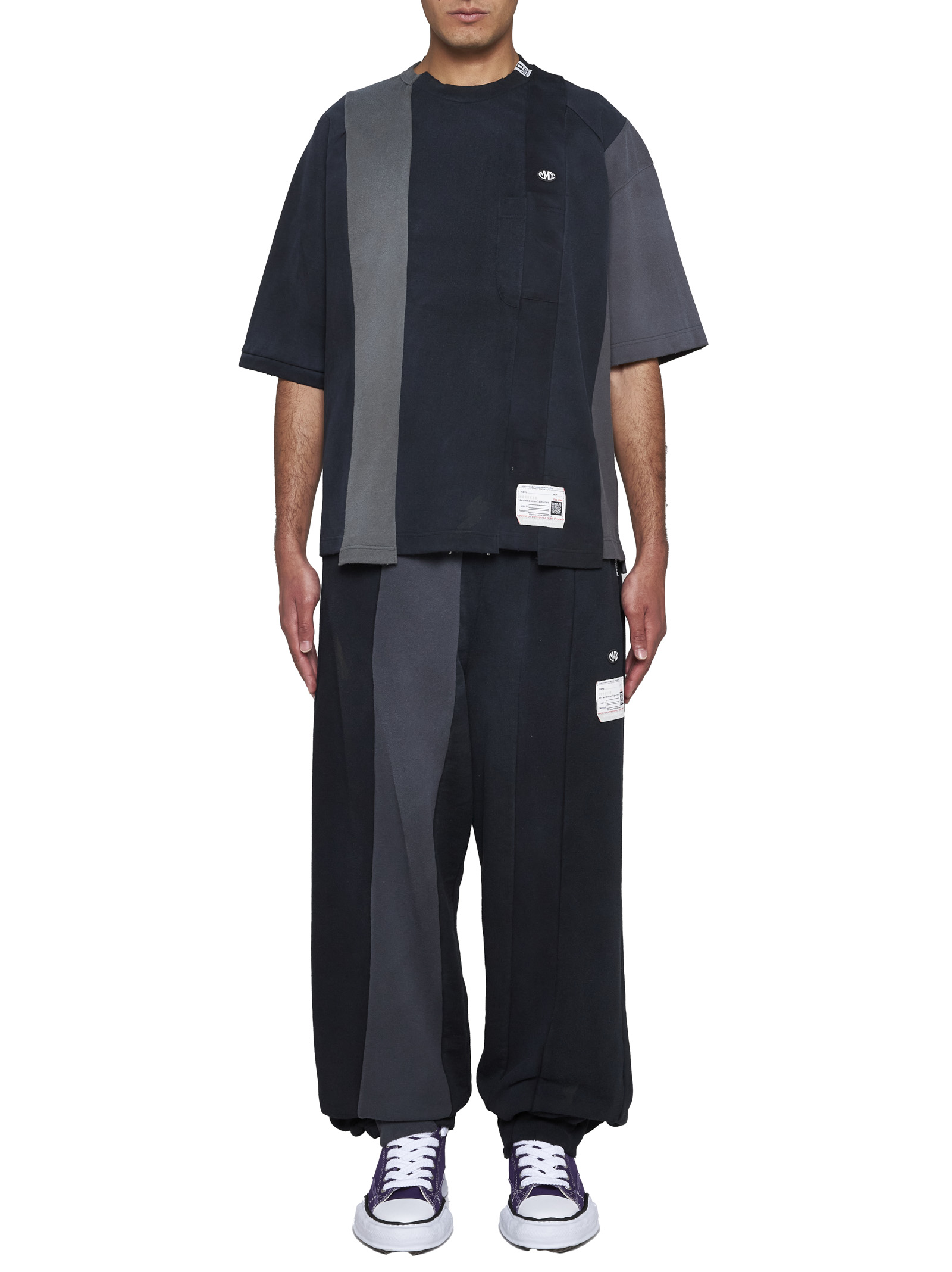 MAISON MIHARA YASUHIRO T-shirts and Polos Black A12TS621BLACK (Maison Mihara Yasuhiro / Tシャツ・カットソー ) | Maison Mihara Yasuhiro (メゾン ミハラ ヤスヒロ)(1)