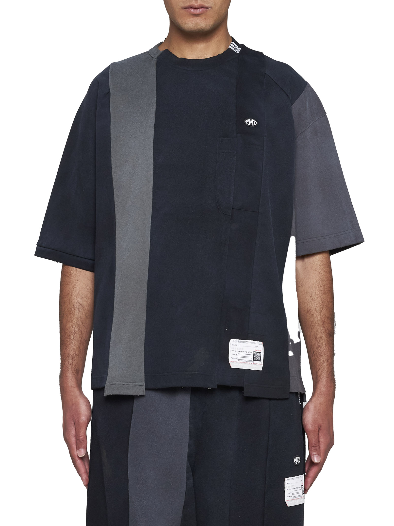 MAISON MIHARA YASUHIRO T-shirts and Polos Black A12TS621BLACK (Maison Mihara Yasuhiro / Tシャツ・カットソー ) | Maison Mihara Yasuhiro (メゾン ミハラ ヤスヒロ)(2)