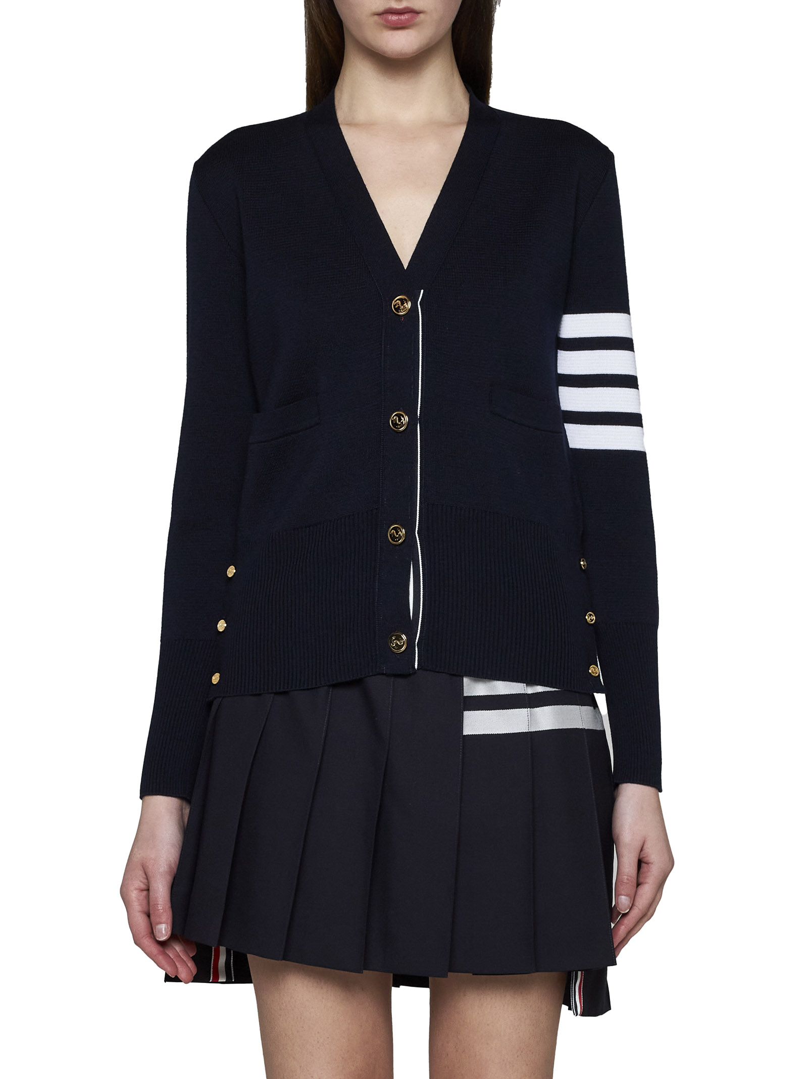 Thom Browne Sweaters Blue FKC207A00014415 (Thom Browne / ニット・セーター・カーディガン ) | Thom Browne (トム・ブラウン)(2)