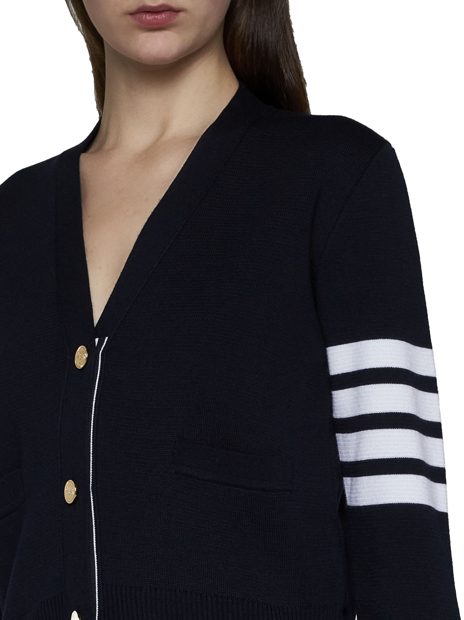 Thom Browne Sweaters Blue FKC207A00014415 (Thom Browne / ニット・セーター・カーディガン ) | Thom Browne (トム・ブラウン)(4)