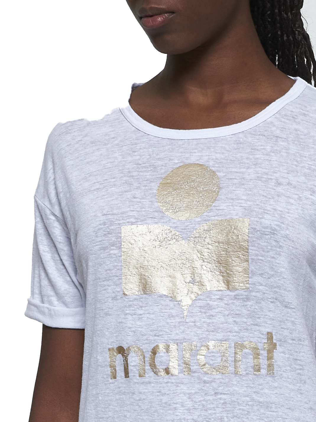 MARANT ETOILE T-shirts and Polos TS0004FAA1N10EWHLG (Isabel Marant Étoile / Tシャツ・カットソー ) | Isabel Marant Étoile (イザベル マラン エトワール)(3)