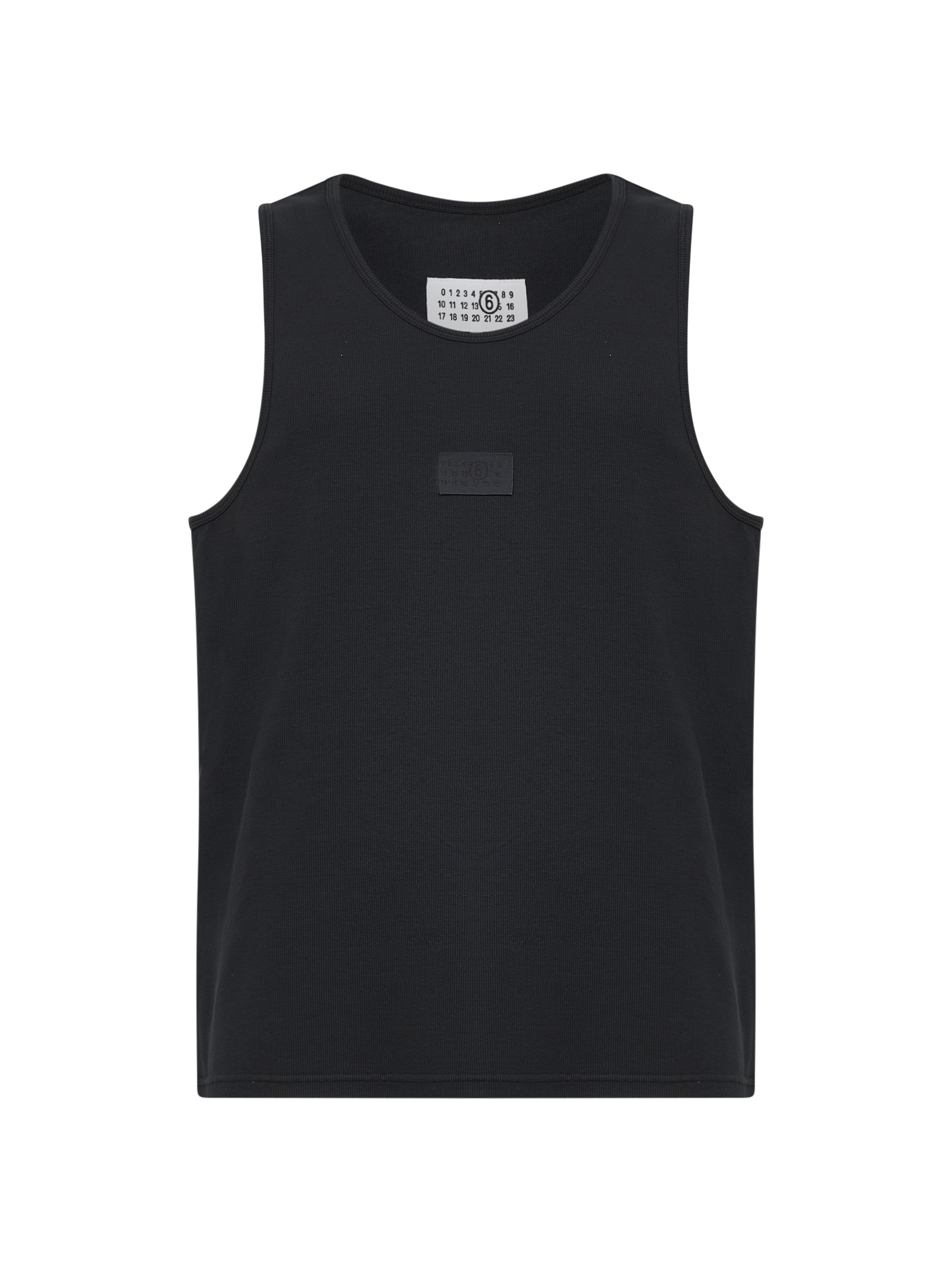 MM6 Maison Margiela Top Black SH0NL0007M20054900 (MM6 Maison Margiela / タンクトップ・キャミソール ) | MM6 Maison Margiela (エムエムシックス)