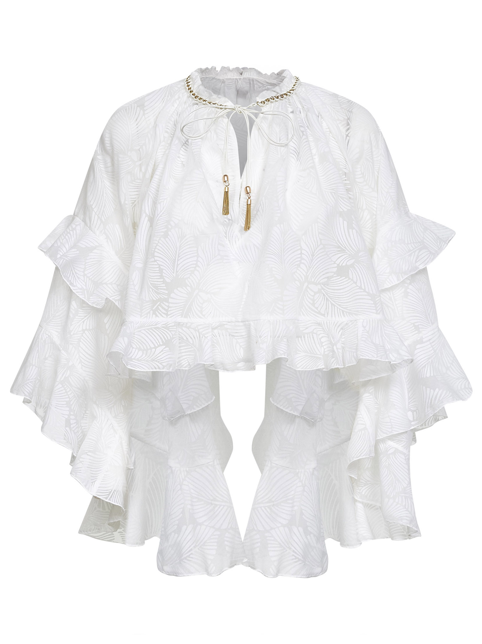 Zimmermann Shirts White 6883TRS263IVO (ZIMMERMANN / シャツ・ブラウス ) | ZIMMERMANN (ジマーマン)