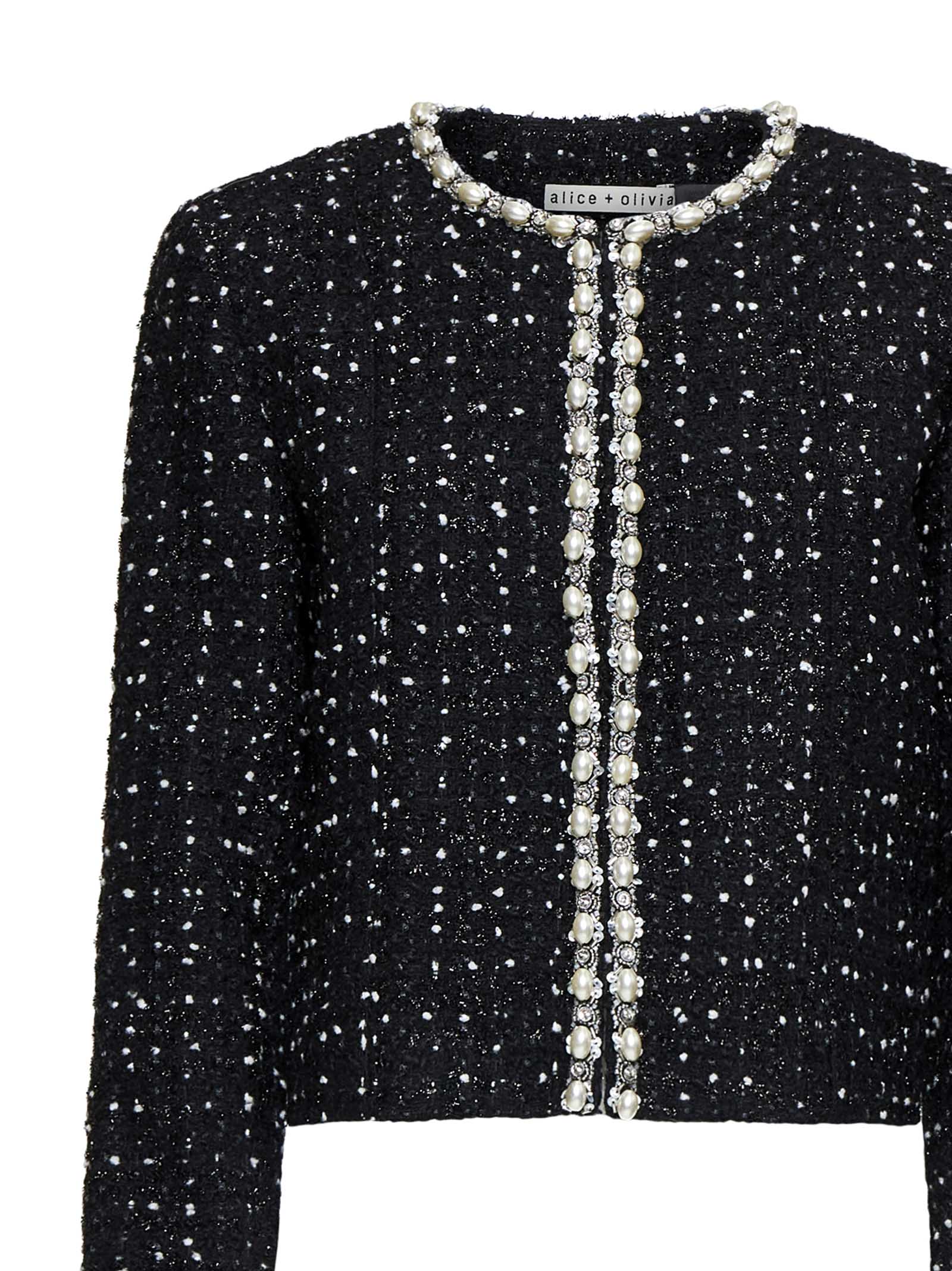 Alice + Olivia Jackets Black CC408W15204A009 (alice + olivia / ブレザー・ジャケット ) | alice + olivia (アリス アンド オリビア)(2)