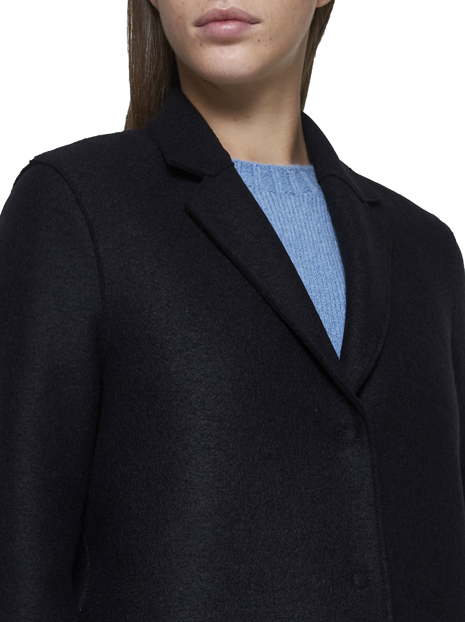 Harris Wharf London Coats Black A1301MLK199 (Harris Wharf London / コート ) | Harris Wharf London (ハリス ワーフ ロンドン)(4)