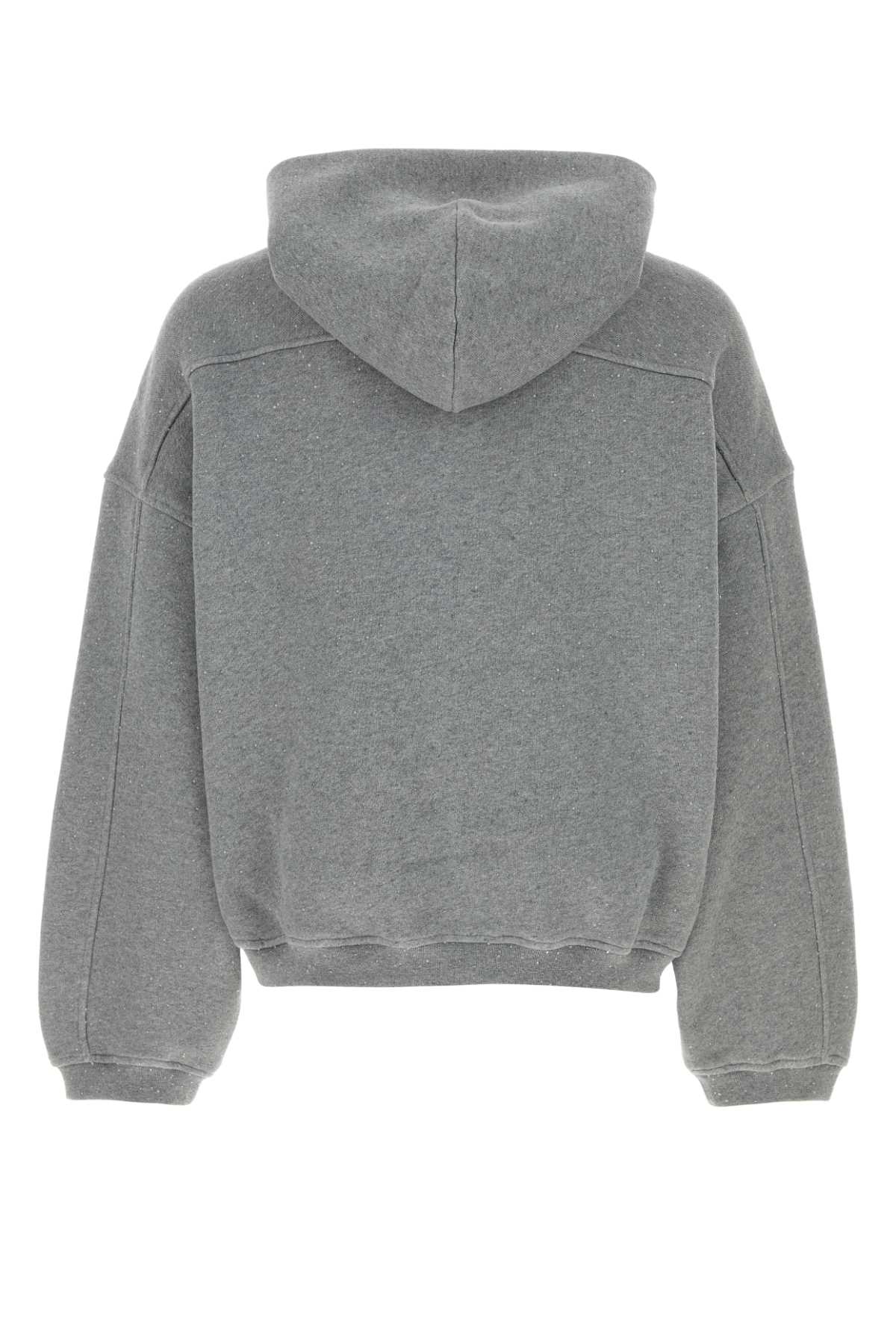 Grey cotton blend oversize sweatshirt UCC4252074079 (alexanderwang / スウェット・フーディー ) | alexanderwang (アレキサンダーワン)(1)