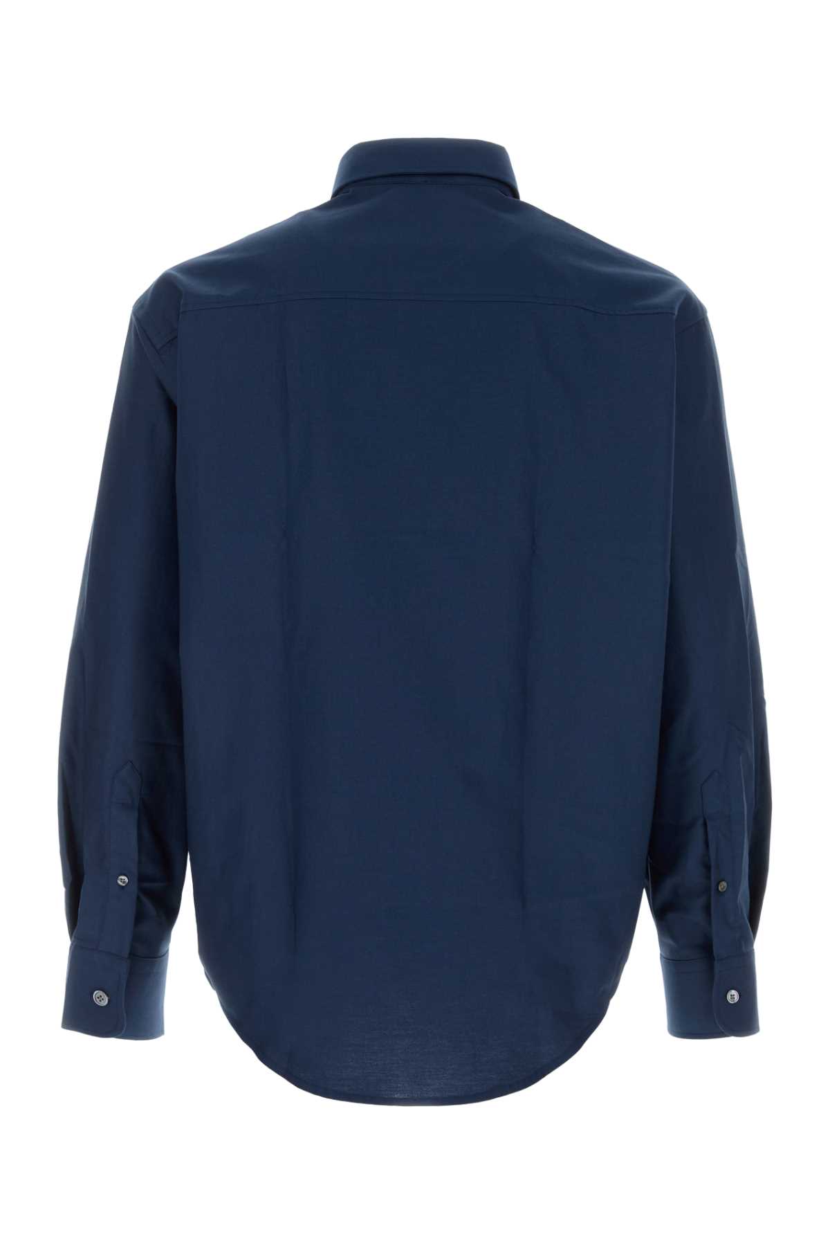 Blue oxford oversize shirt HSH822CO0210A021 (AMI Paris / シャツ・ブラウス ) | AMI Paris (アミパリス)(1)