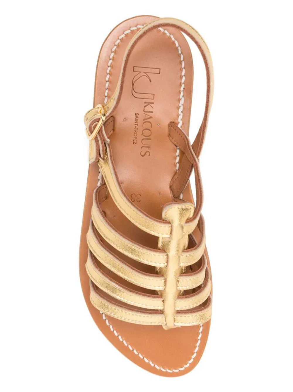 HOMERE METALLIC LEATHER SANDALS HOMEREFMIELCDCLAME (K.JACQUES / サンダル ) | K.JACQUES (カージャック)(3)